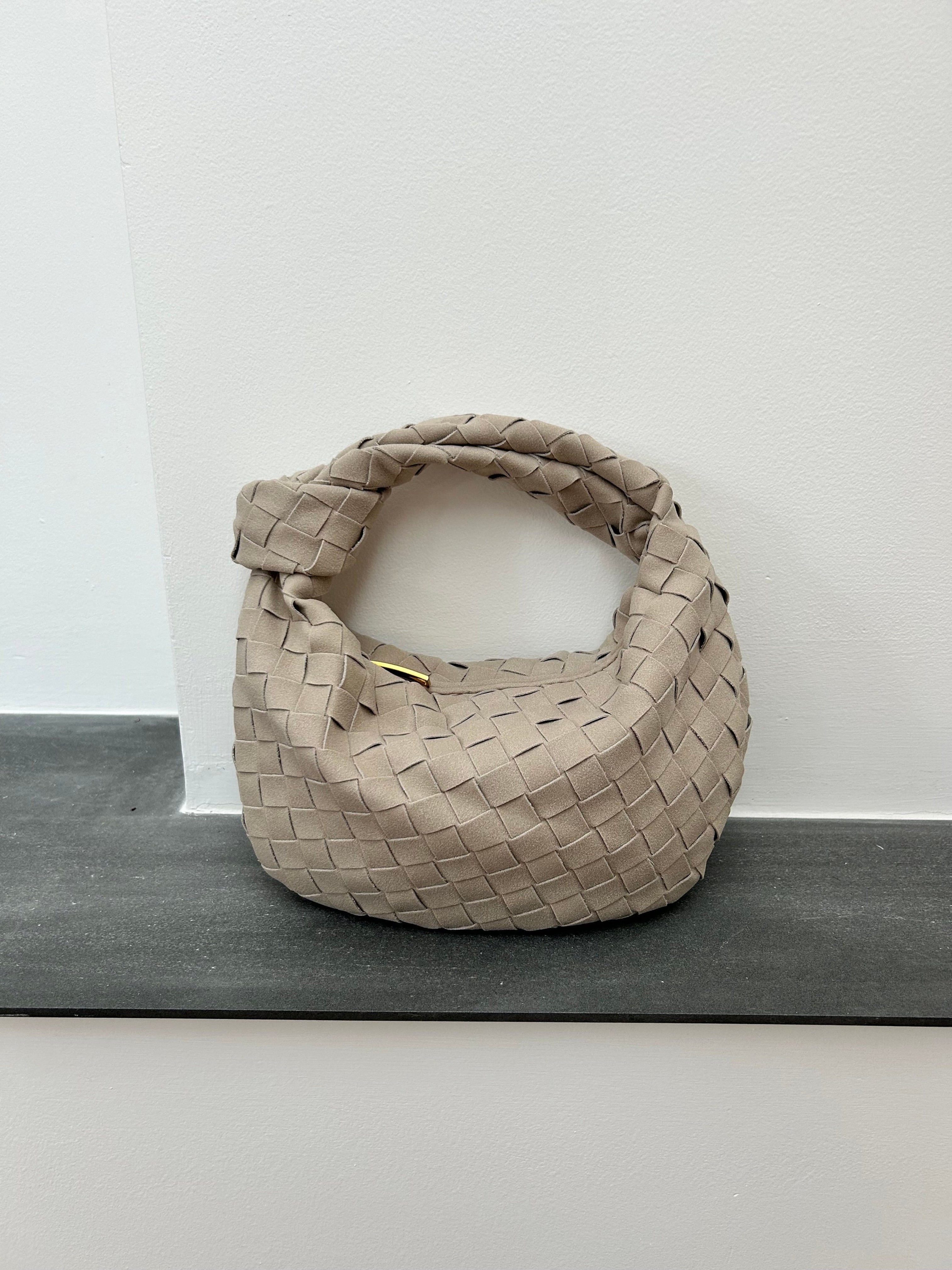 Renee | Mini Pletená Kabelka z Plyše