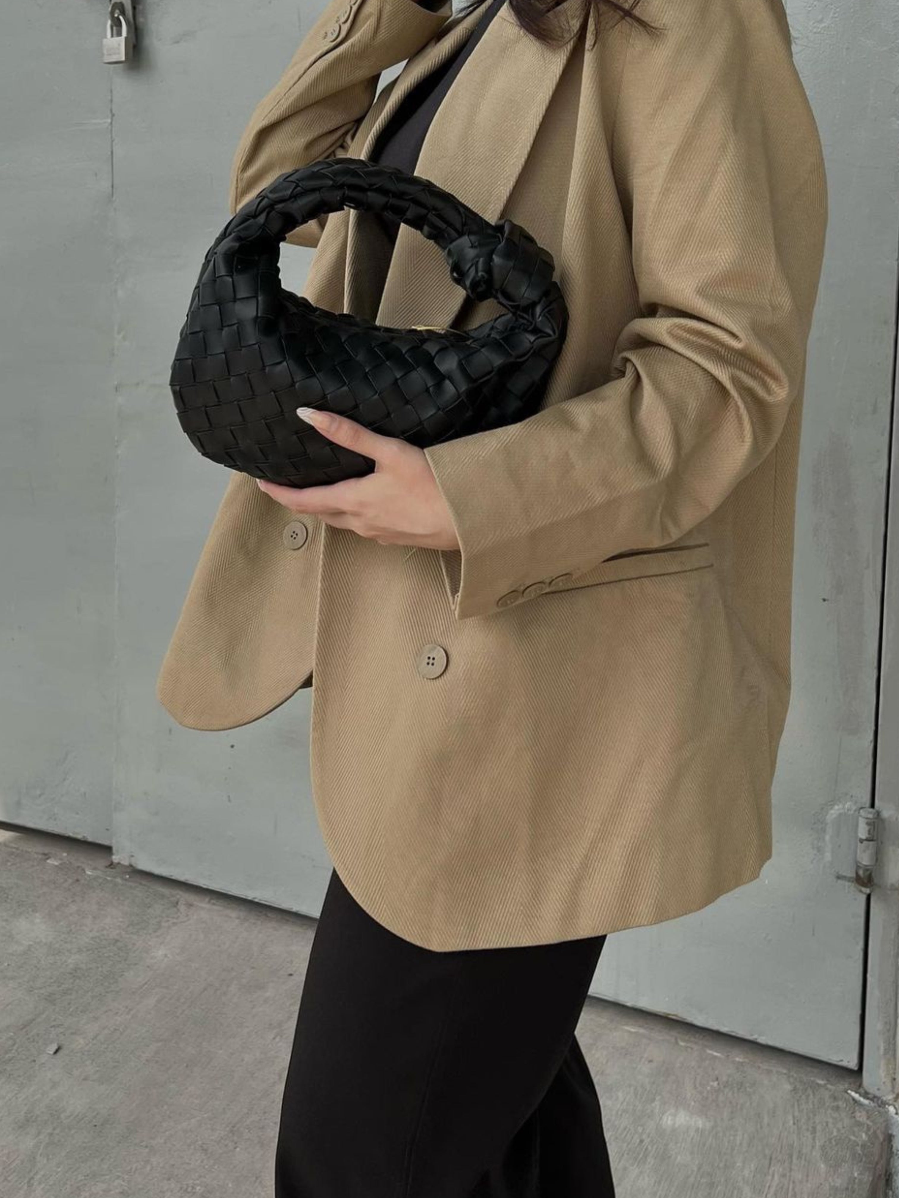 Sienna | Malá taška s pletenou uchom