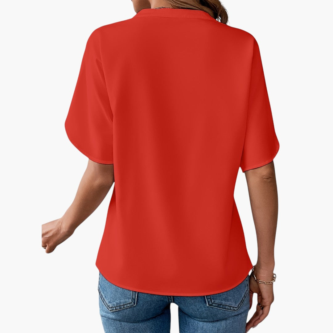 Thea | Elegant Blouse with V-Neck