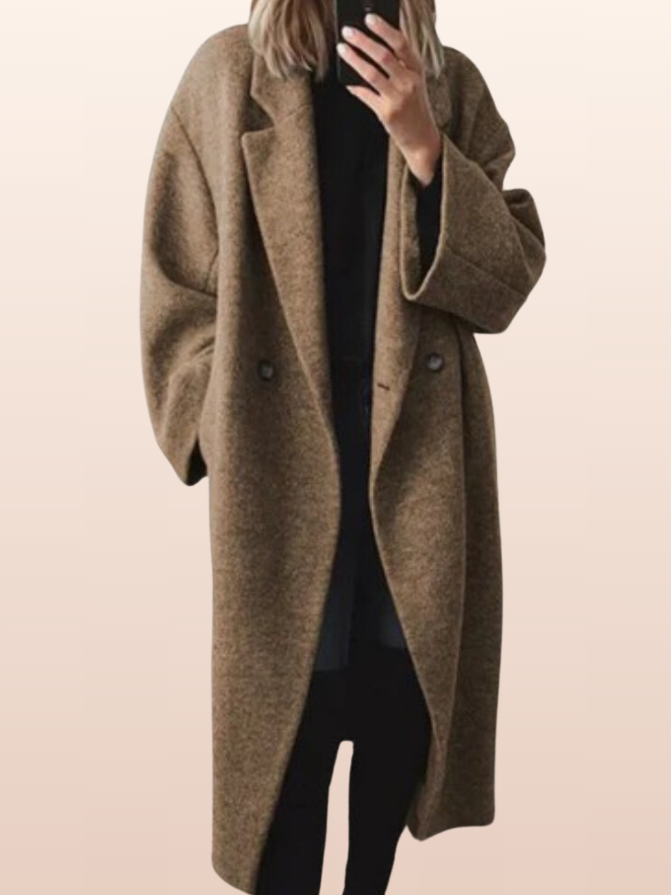 Jennifer | Elegantný dlhý plášť