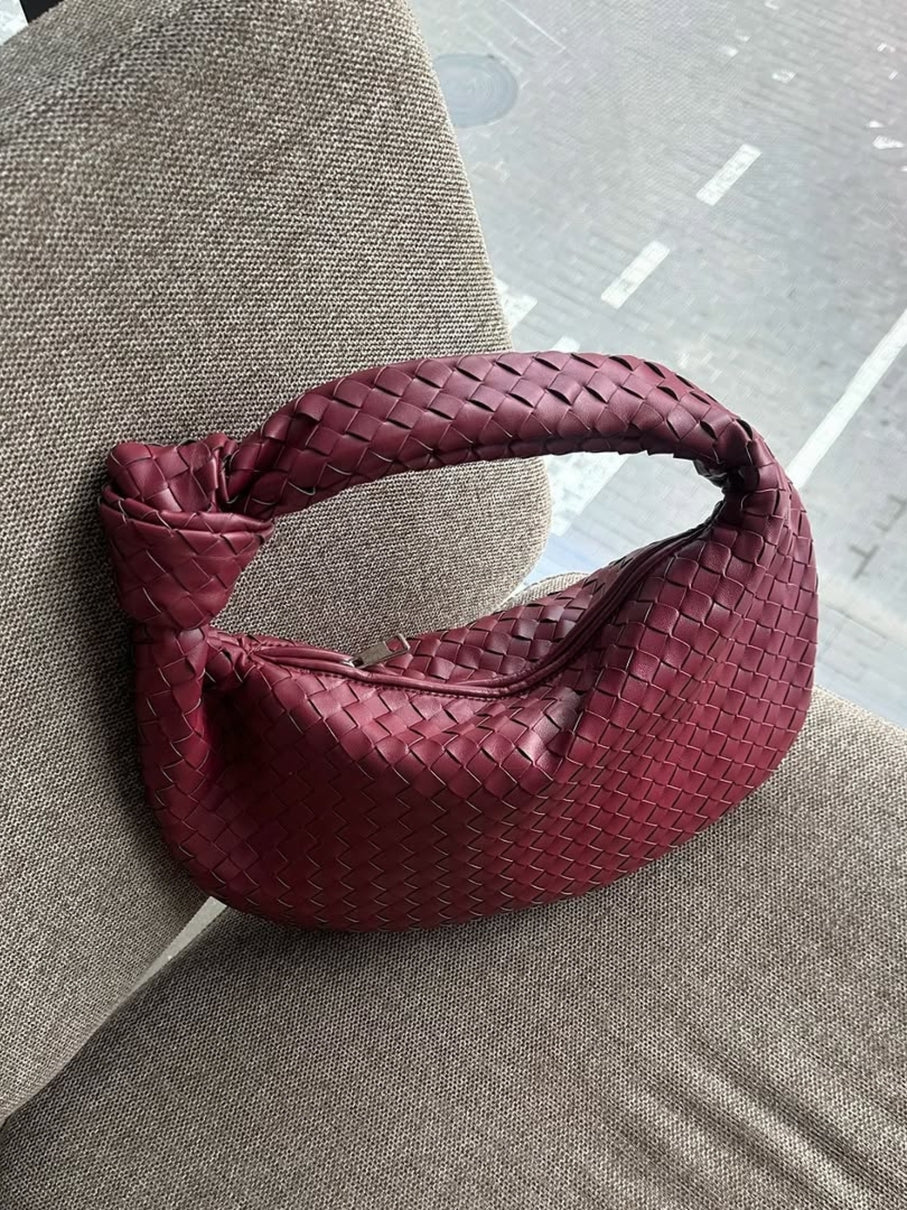 Giselle | Stredná kabelka cez rameno s pleteným uzlom