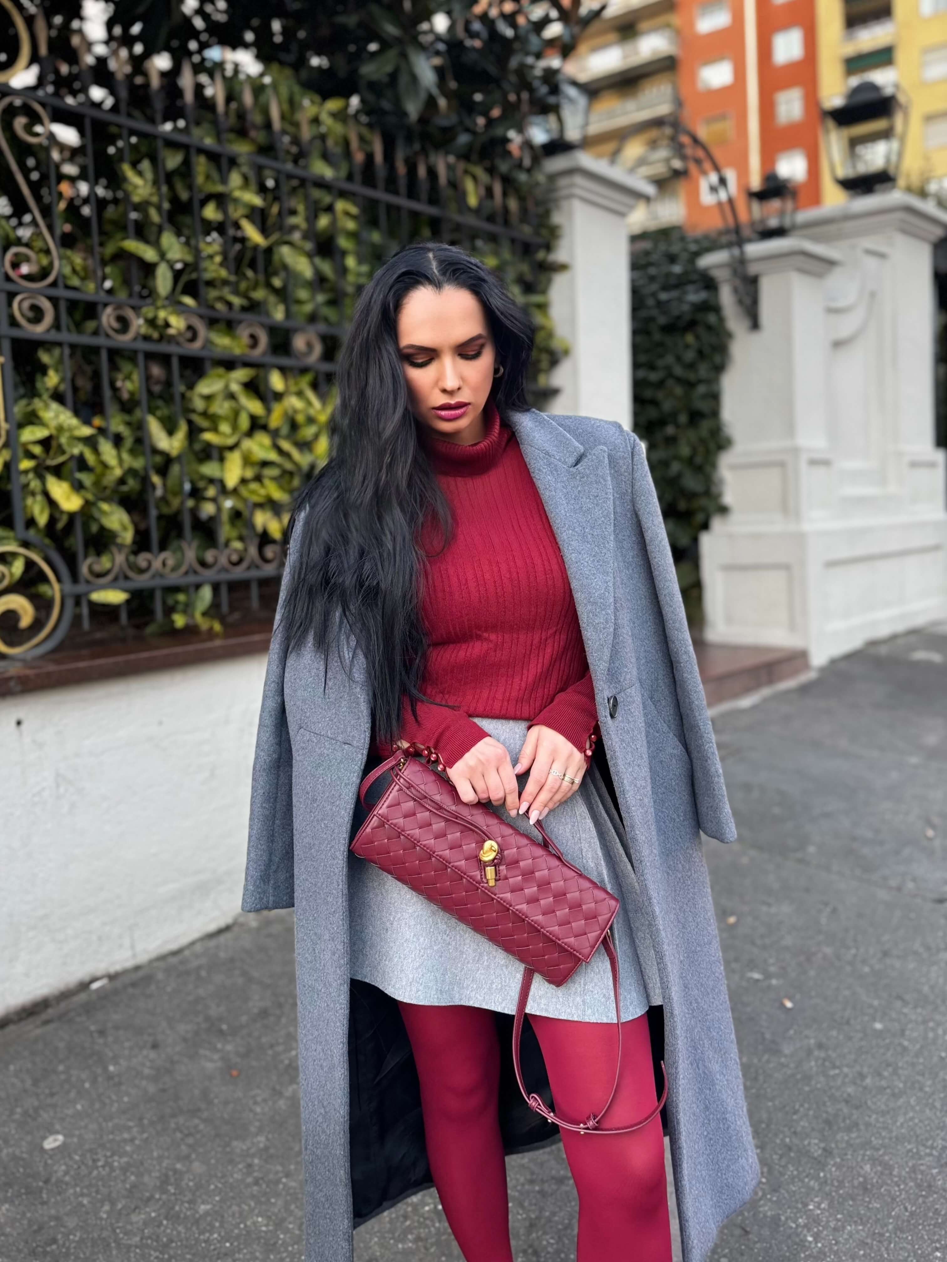 Camila | Elegantná tkaná kabelka s štíhlym dizajnom