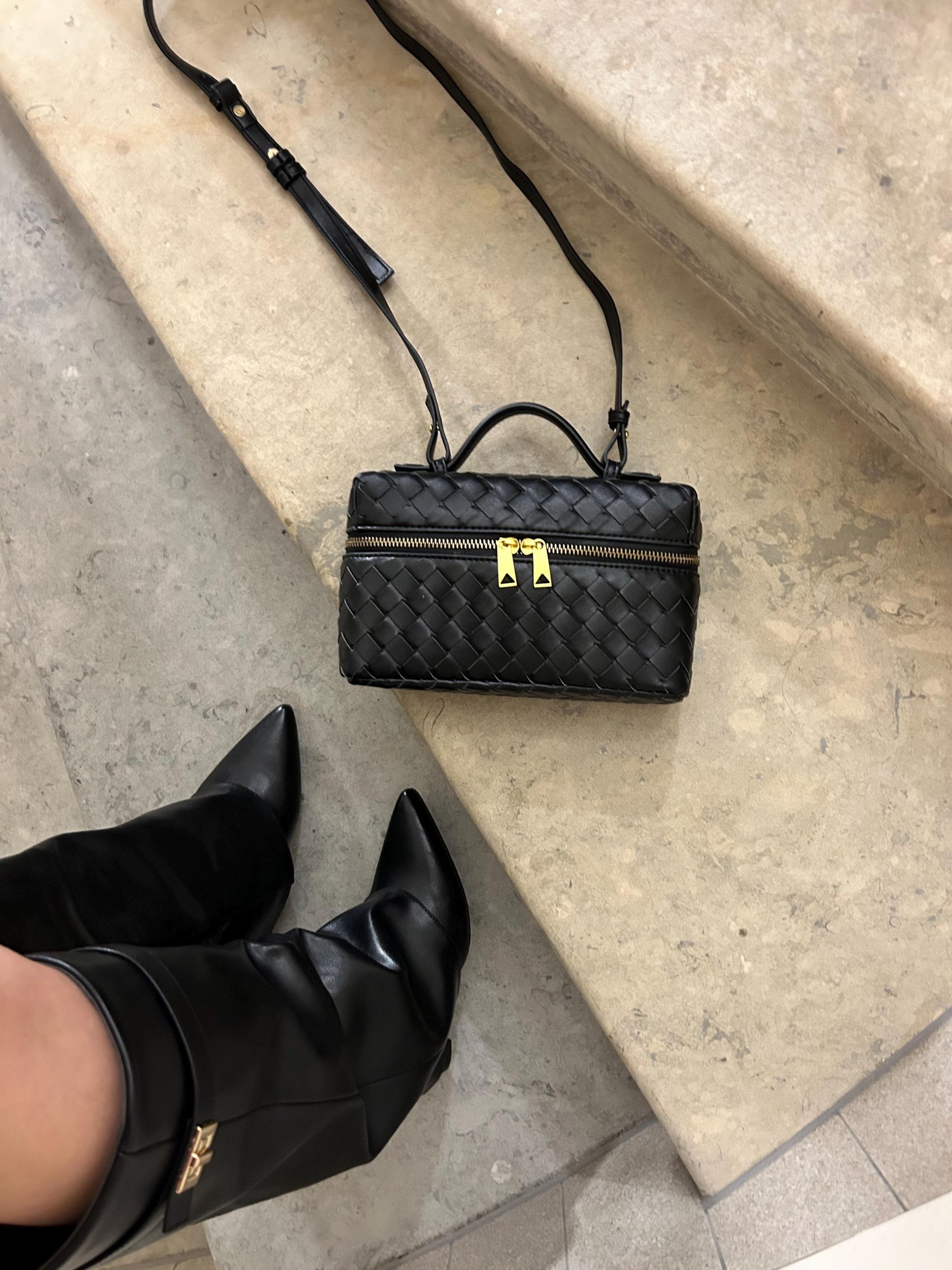 Juliette | Elegantná štruktúrovaná tkaná kabelka