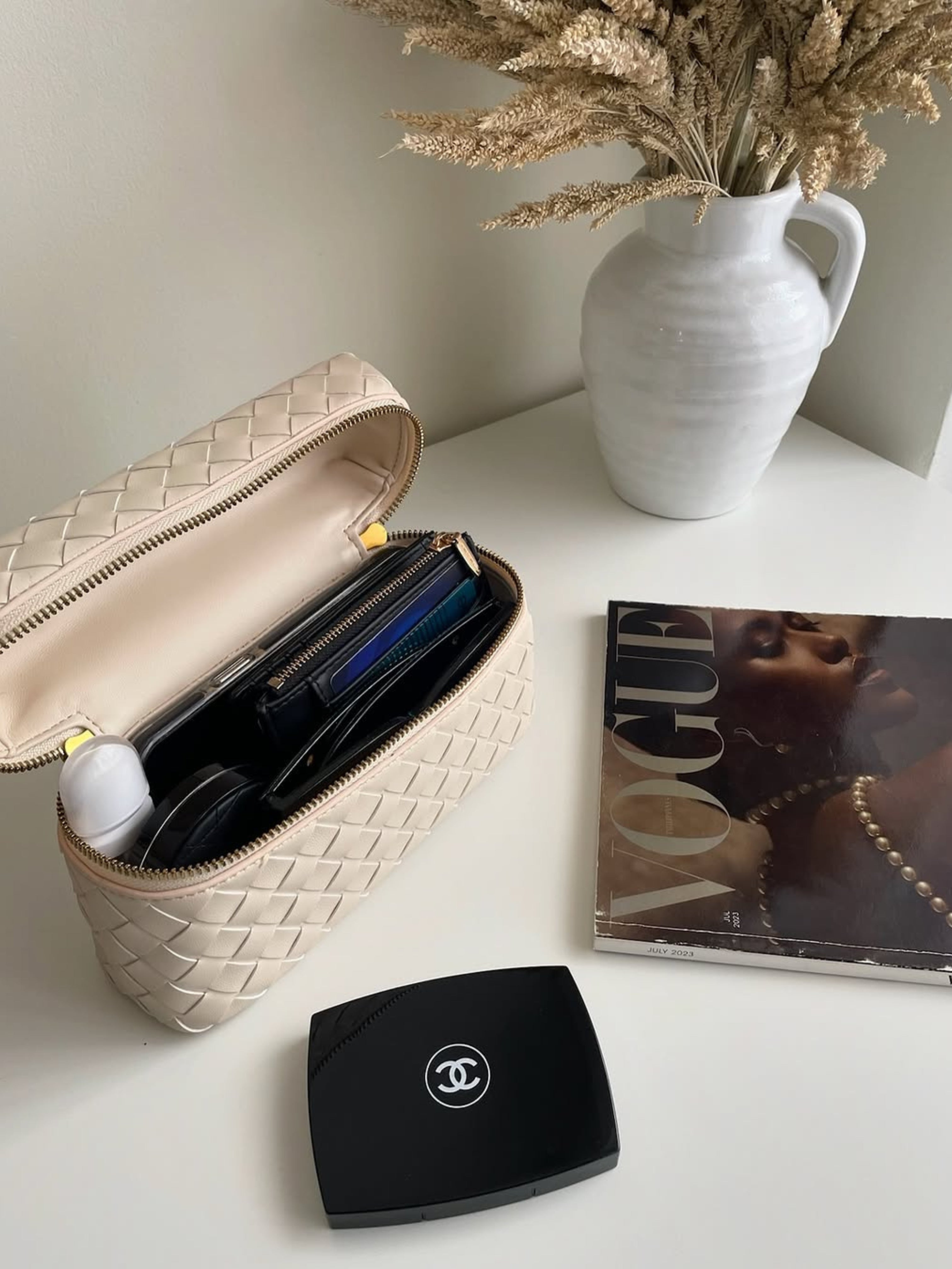 Juliette | Elegantná štruktúrovaná tkaná kabelka