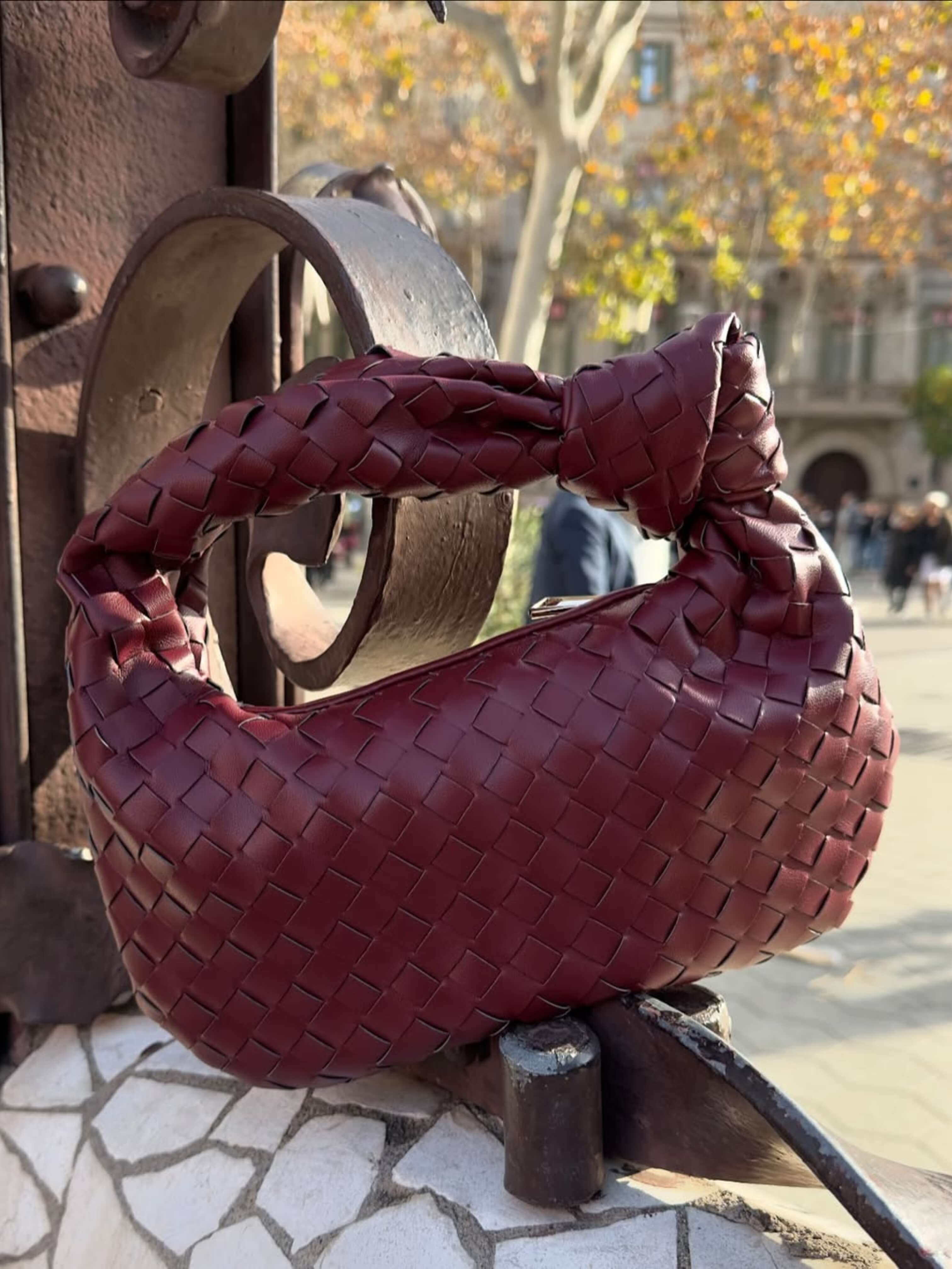 Sienna | Malá taška s pletenou uchom