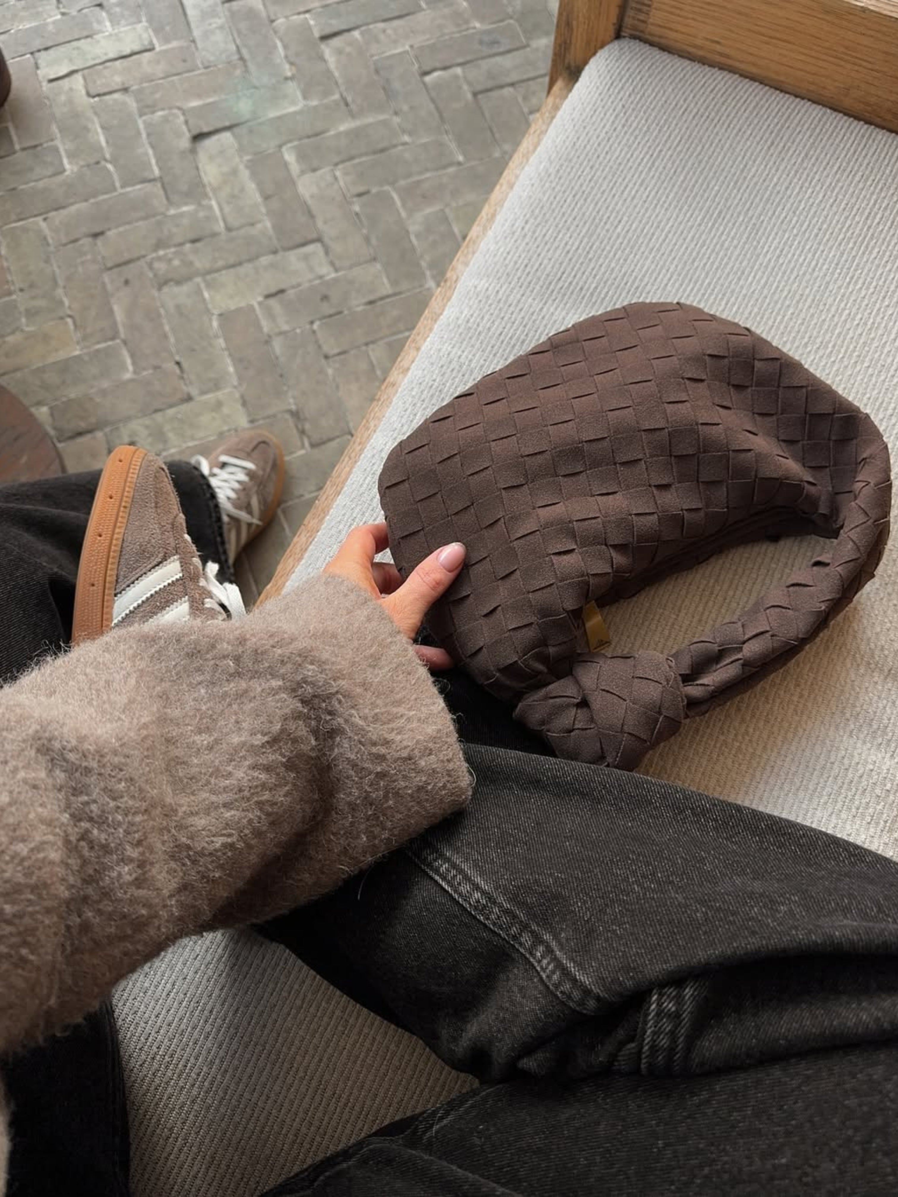 Renee | Mini Pletená Kabelka z Plyše