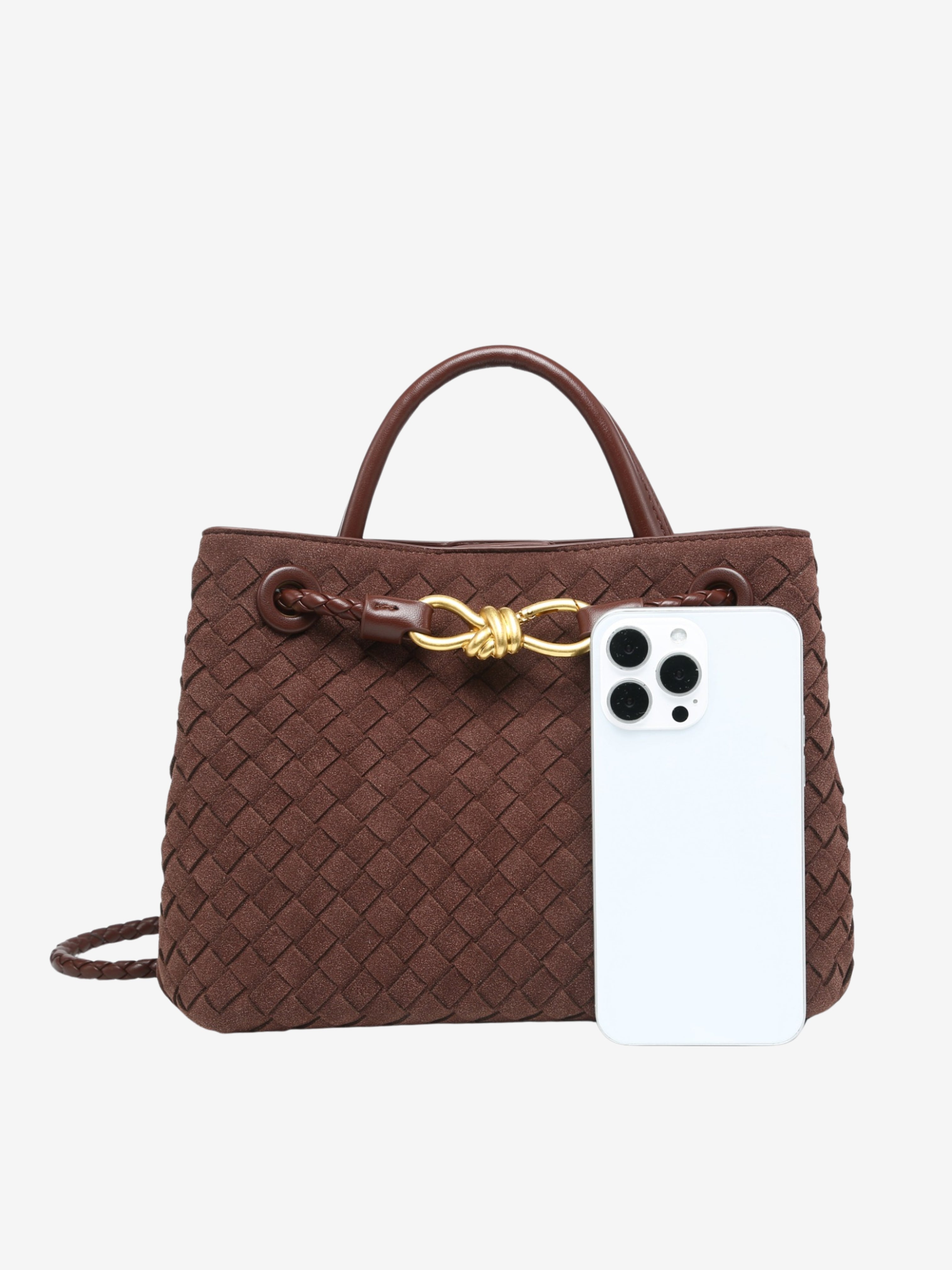 Malia | Kompaktná tkaná crossbody taška s textúrovaným vzorom