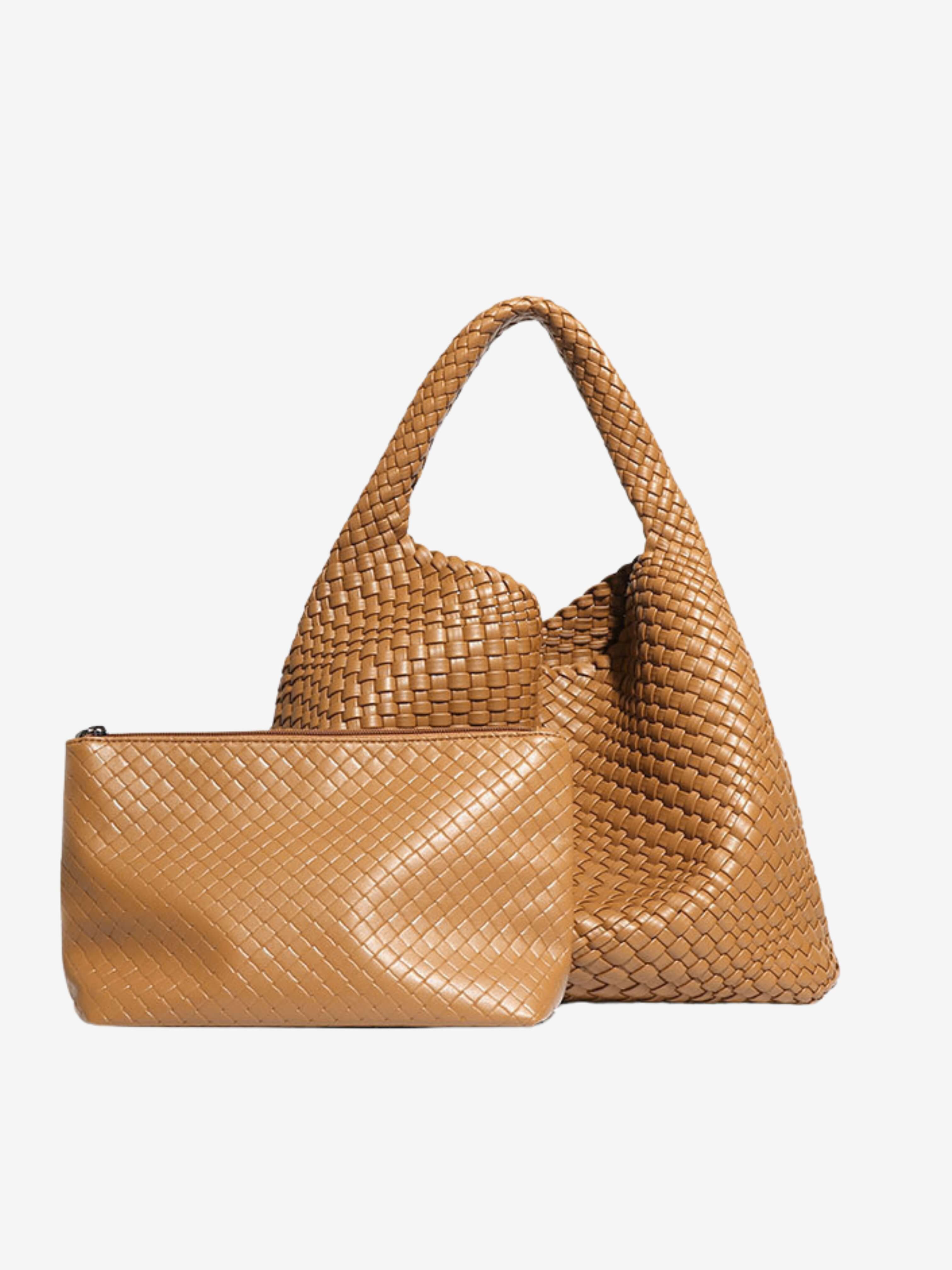 Luna | Elegantná oversized tkaná hobo taška