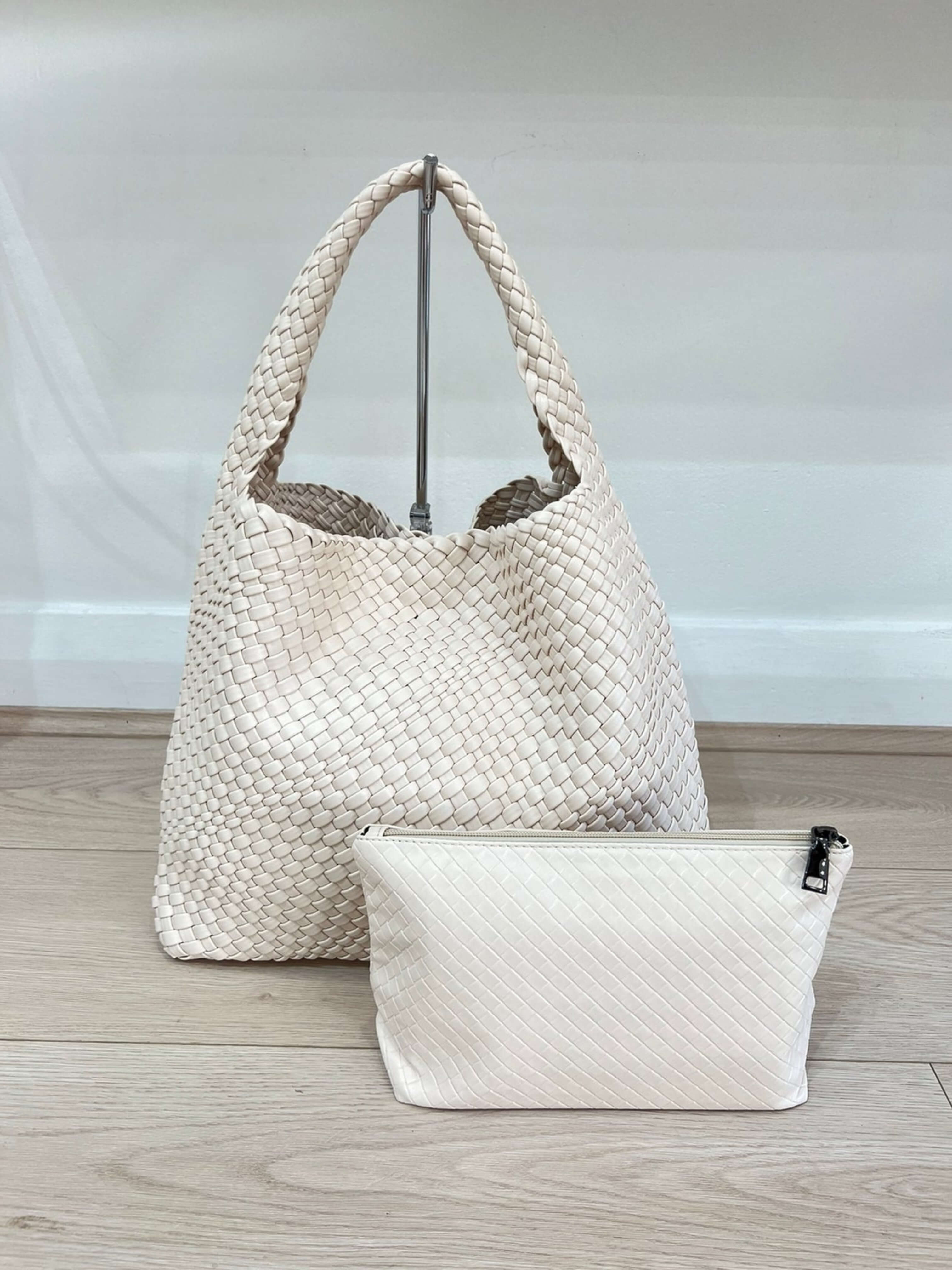 Luna | Elegantná oversized tkaná hobo taška