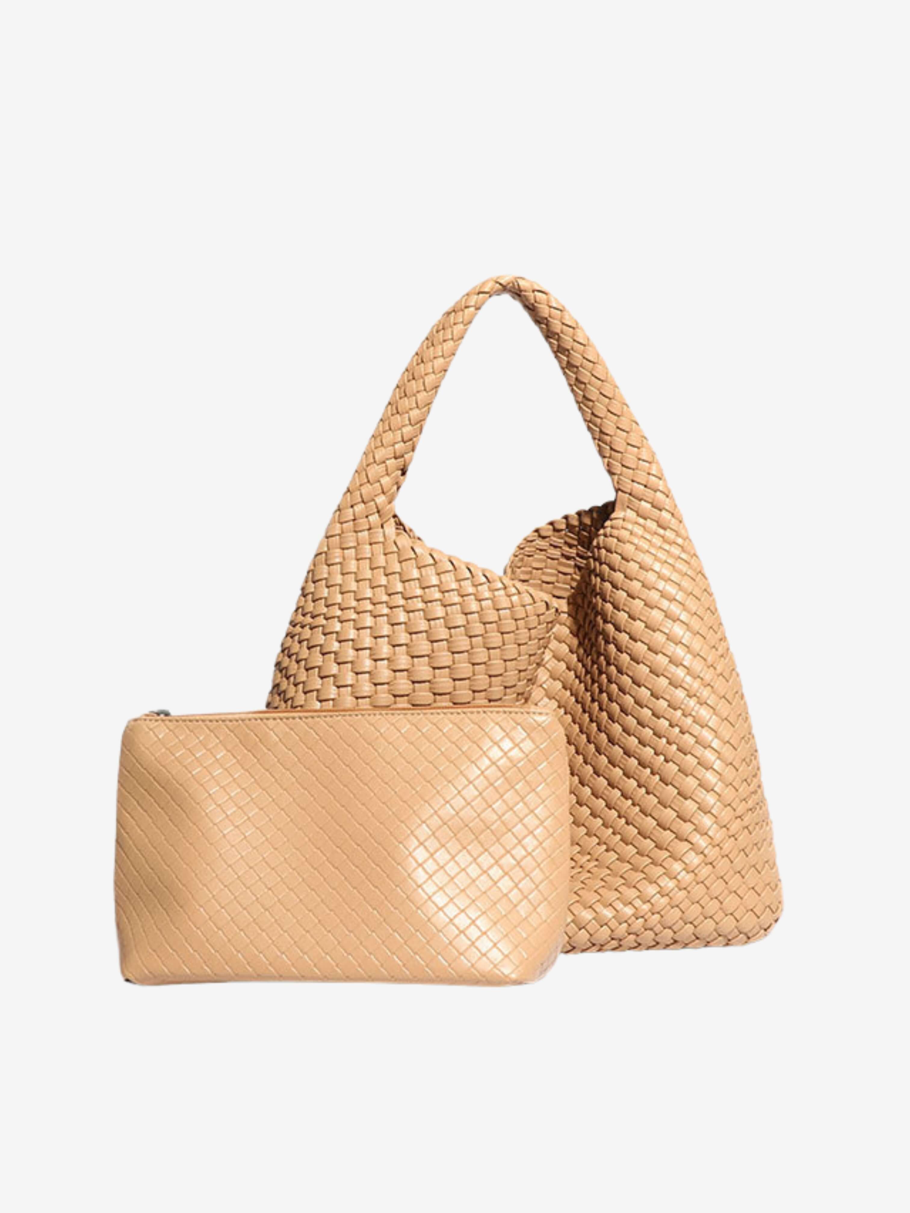 Luna | Elegantná oversized tkaná hobo taška