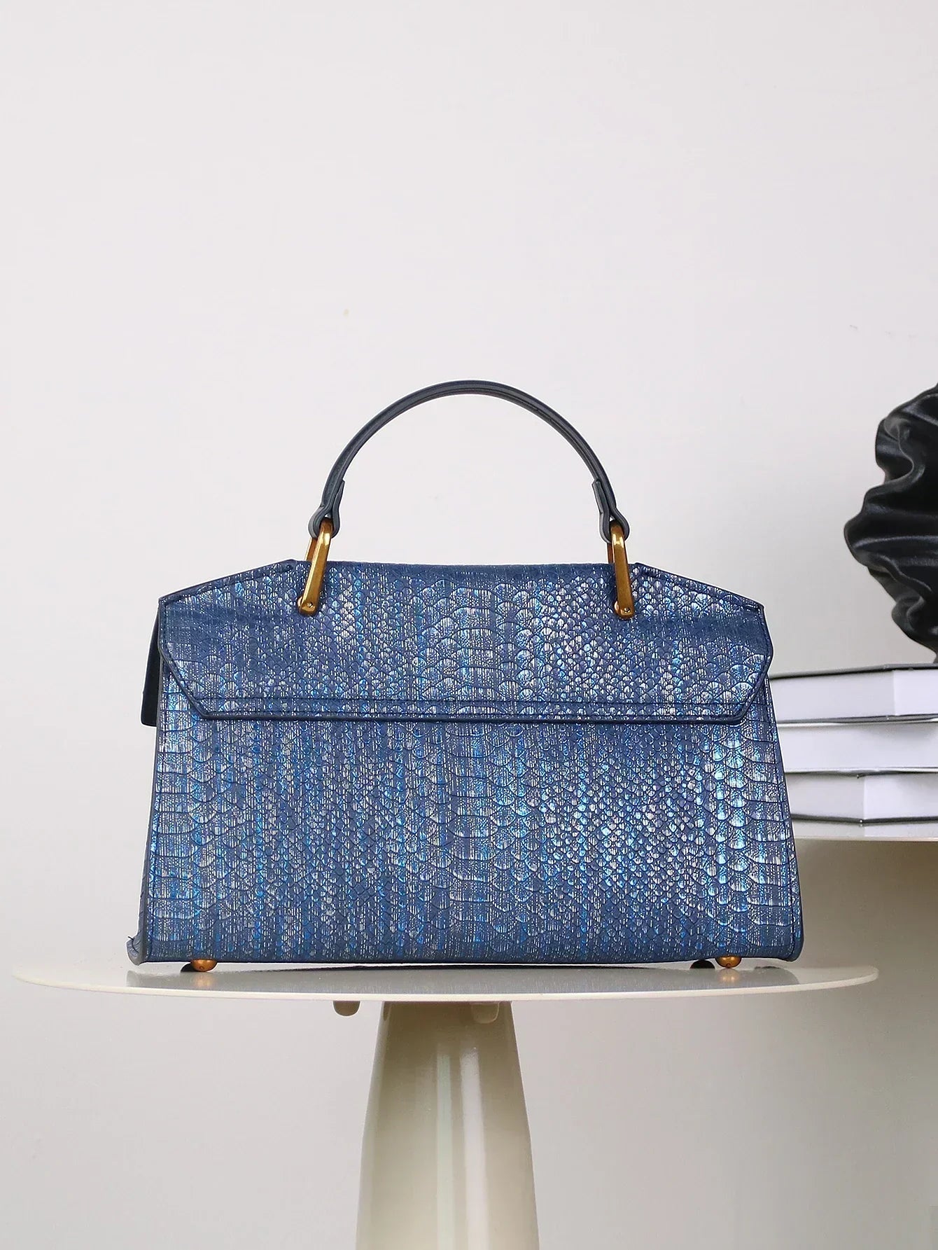 Kato - Celeste Python Handbag