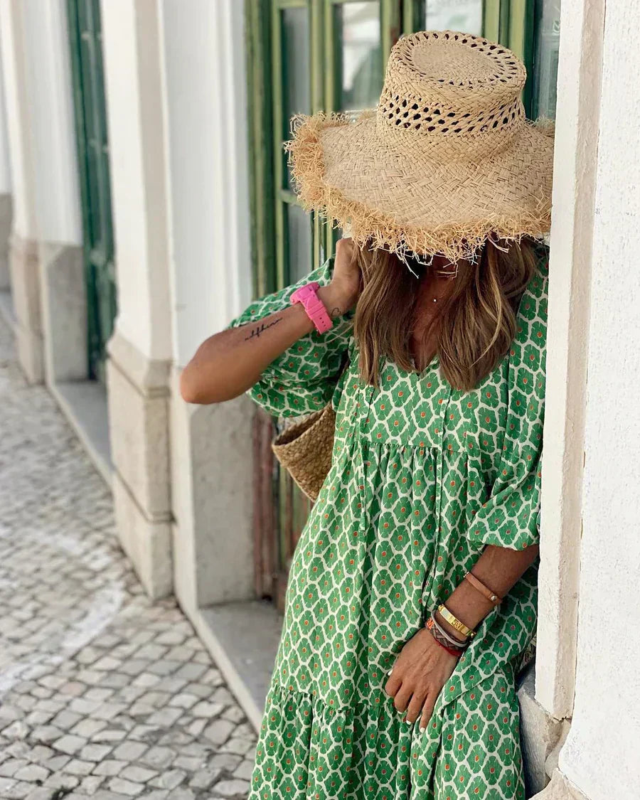 Fiona™ | Boho Chic Maximalist Dress
