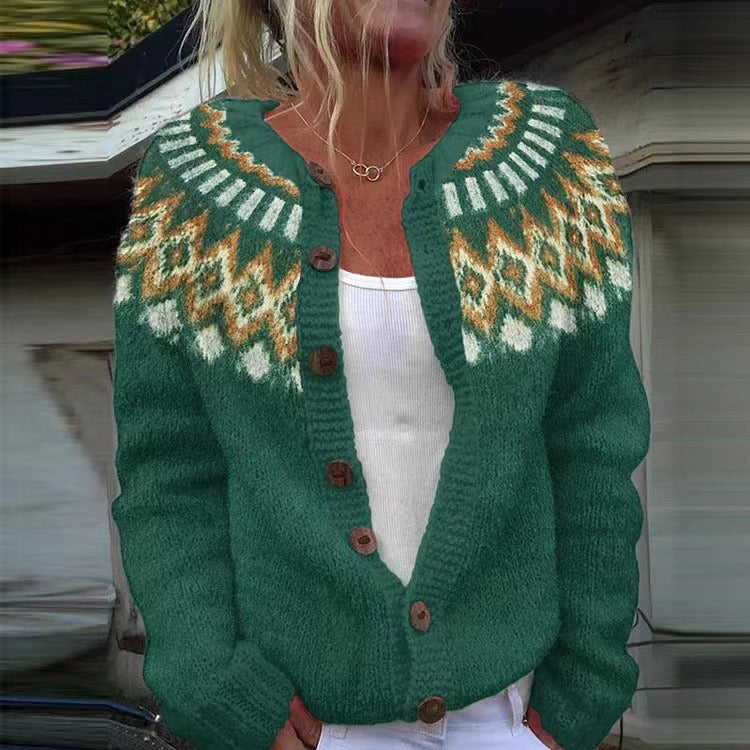 Natalia | Retro Island Cardigan