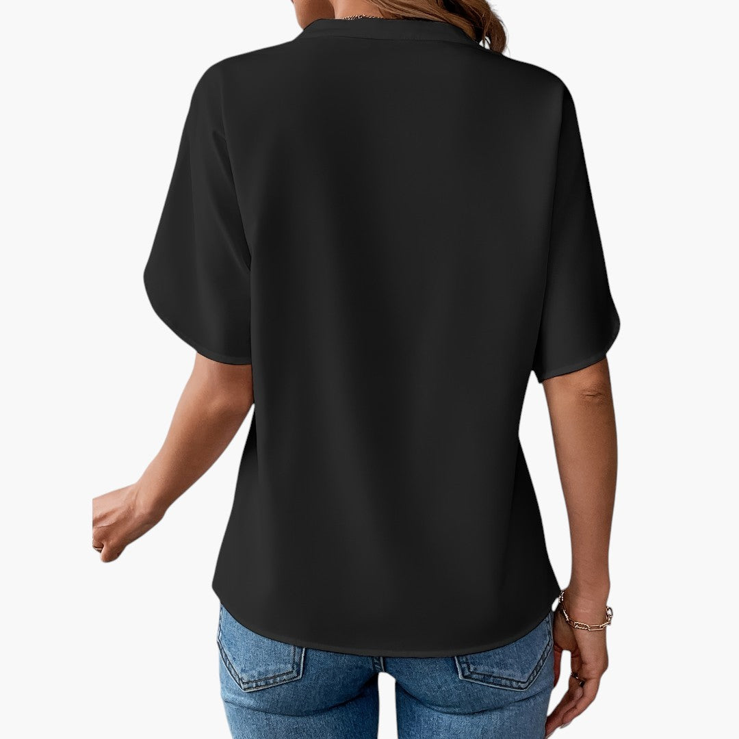 Thea | Elegant Blouse with V-Neck