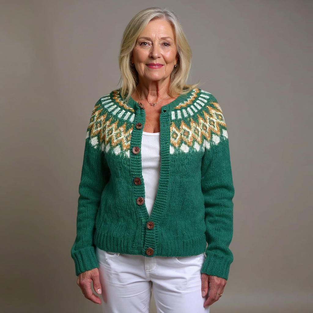 Natalia | Retro Island Cardigan