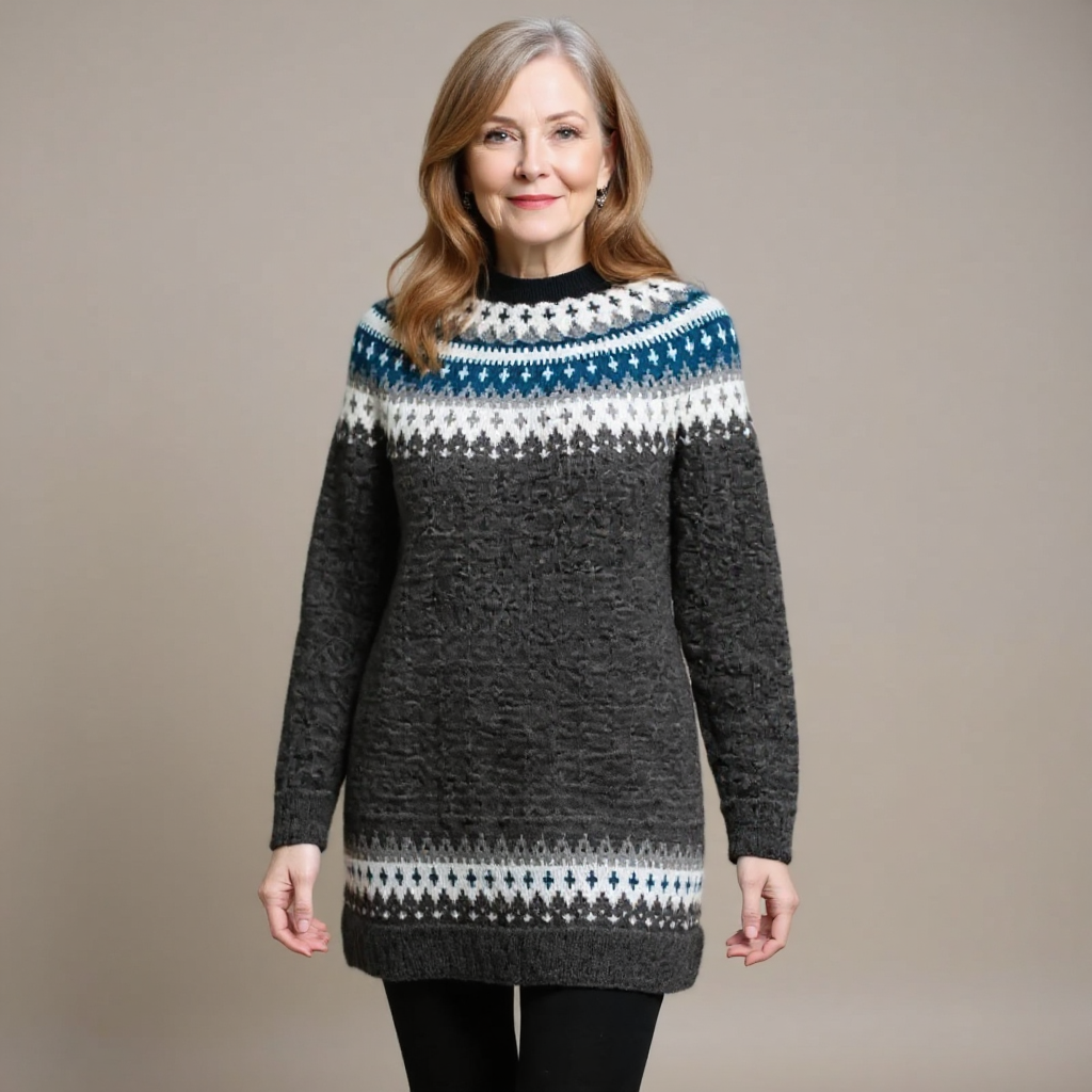 Althea | Retro Island Sweater