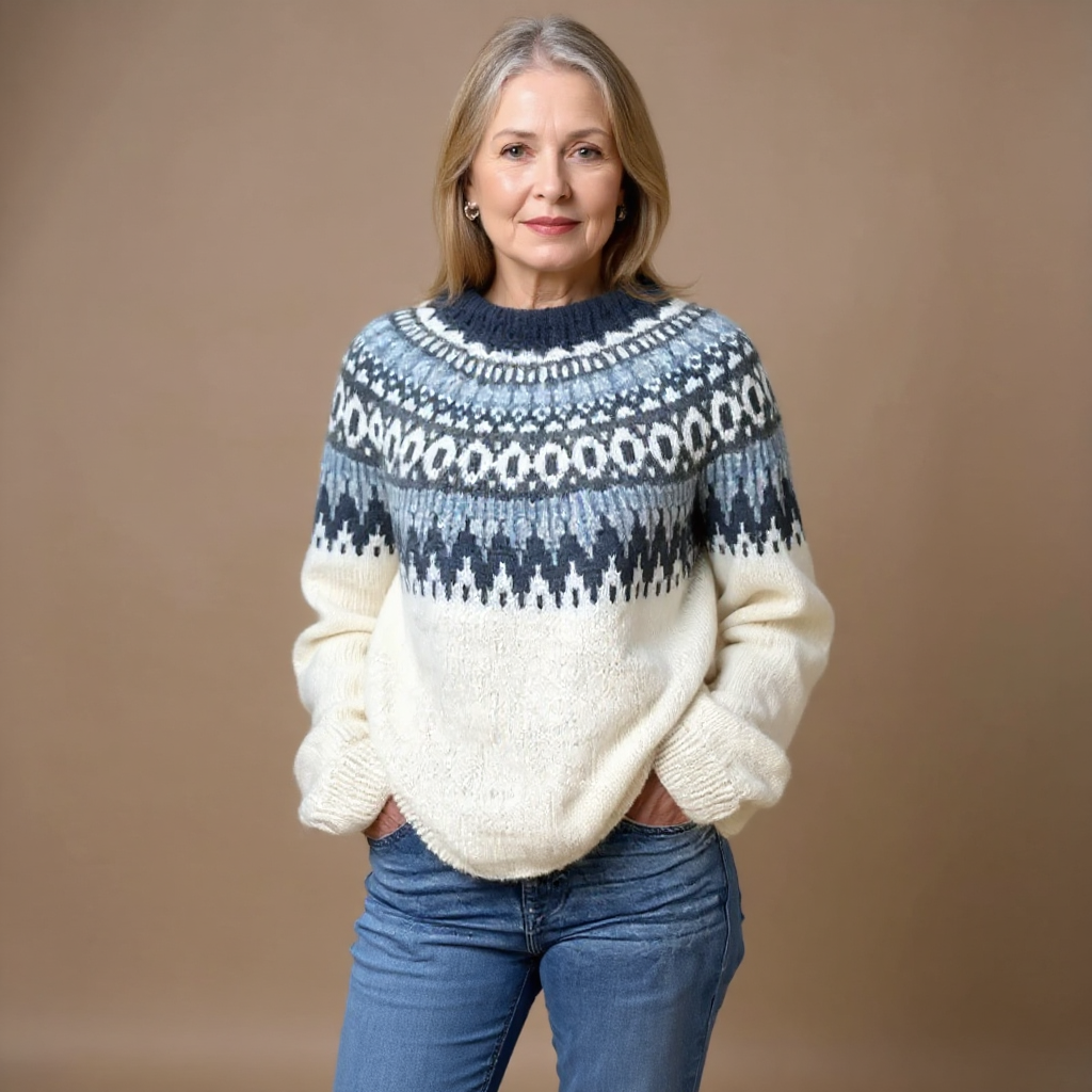 Maecey | Retro Island Sweater