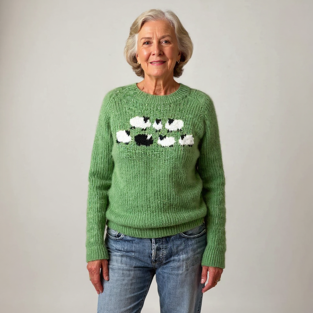 Addison | Retro Island Sweater