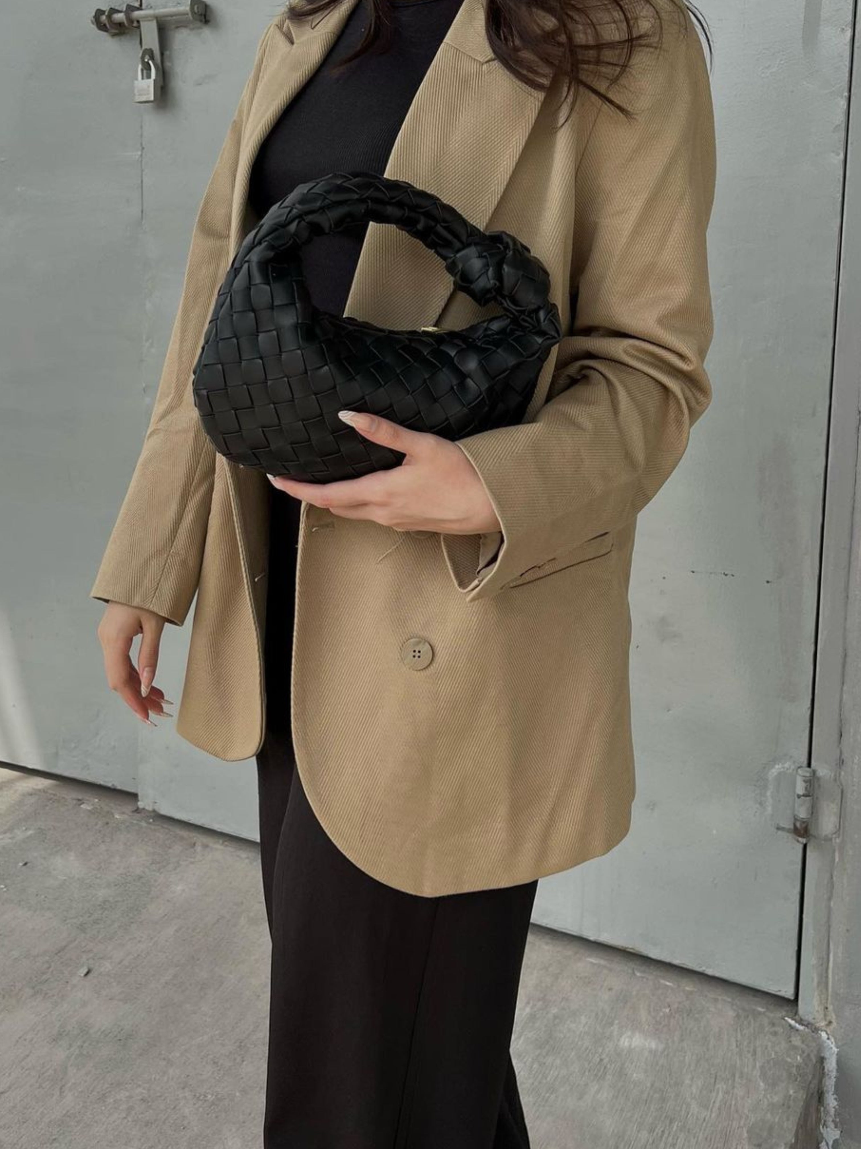 Sienna | Malá taška s pletenou uchom