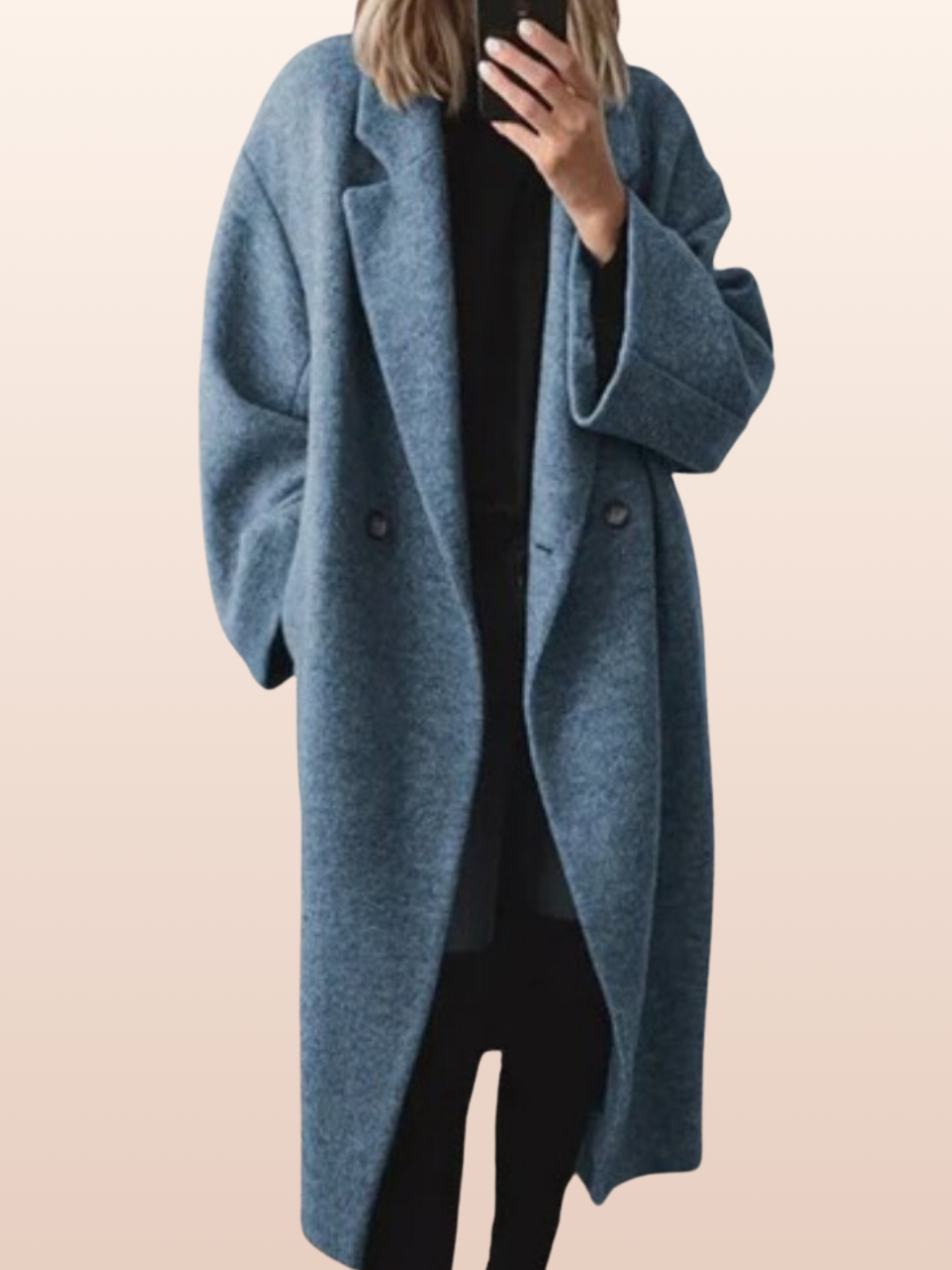 Jennifer | Elegantný dlhý plášť