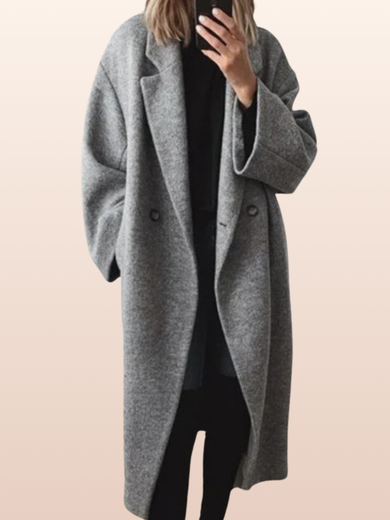 Jennifer | Elegantný dlhý plášť