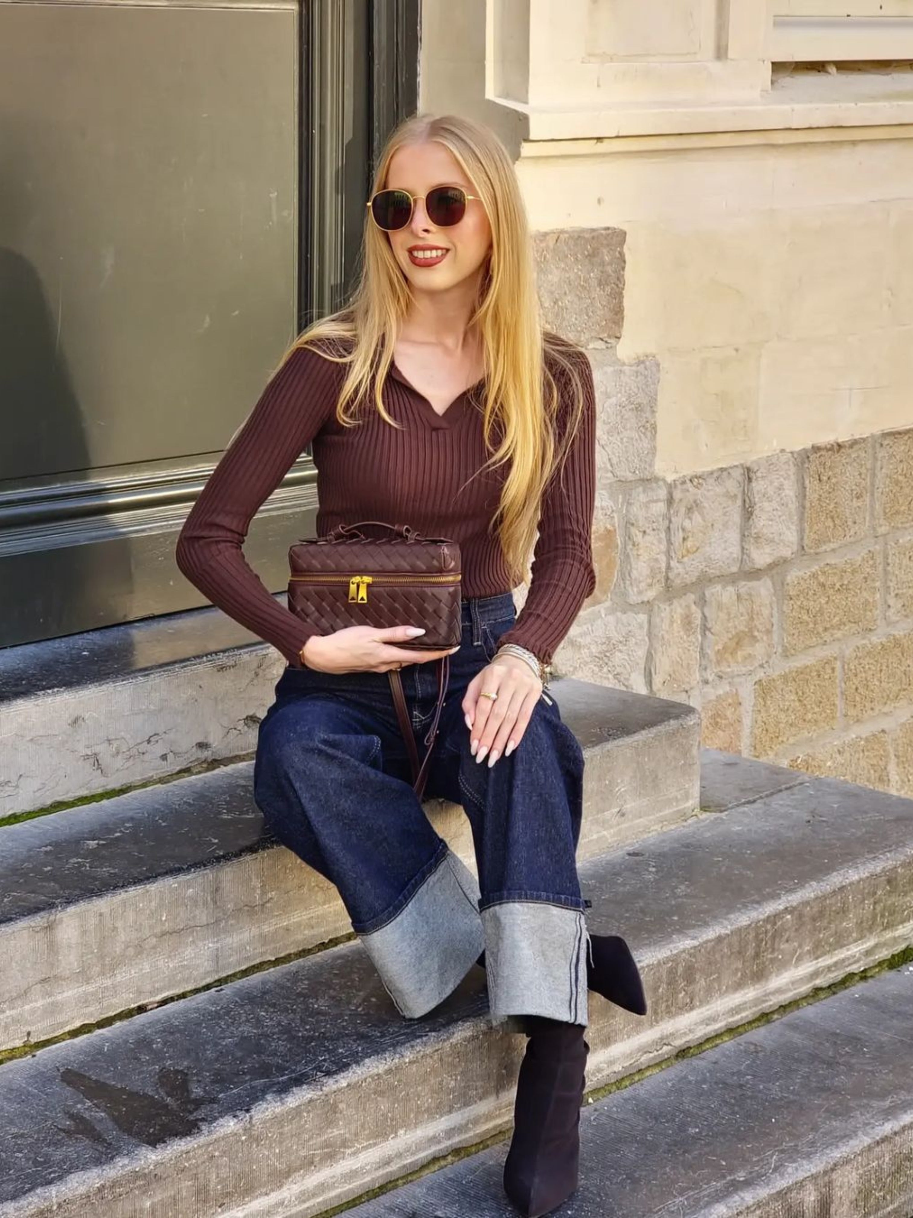 Juliette | Elegantná štruktúrovaná tkaná kabelka