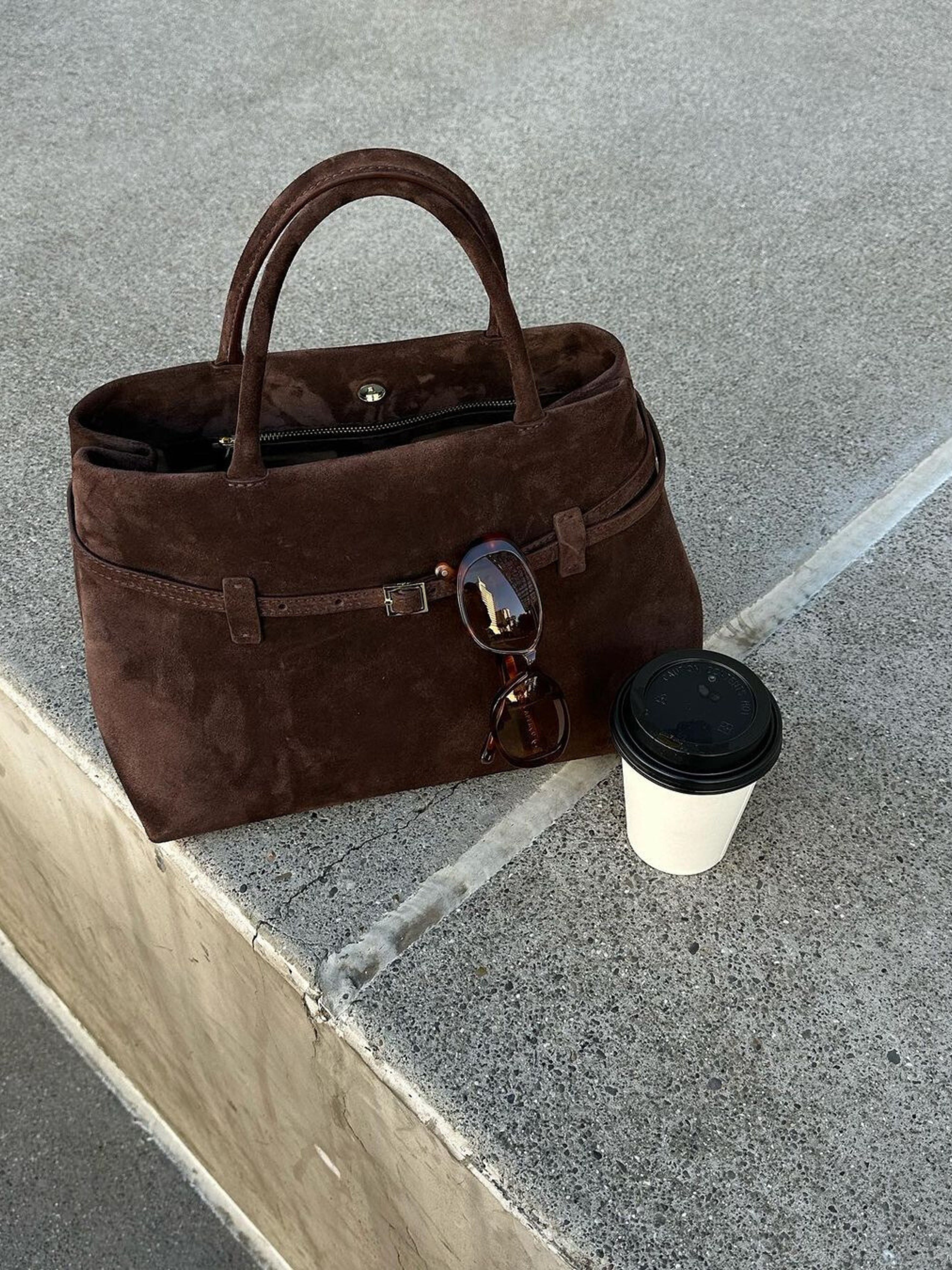 Rebecca | Prémiová kabelka z jemného semiše