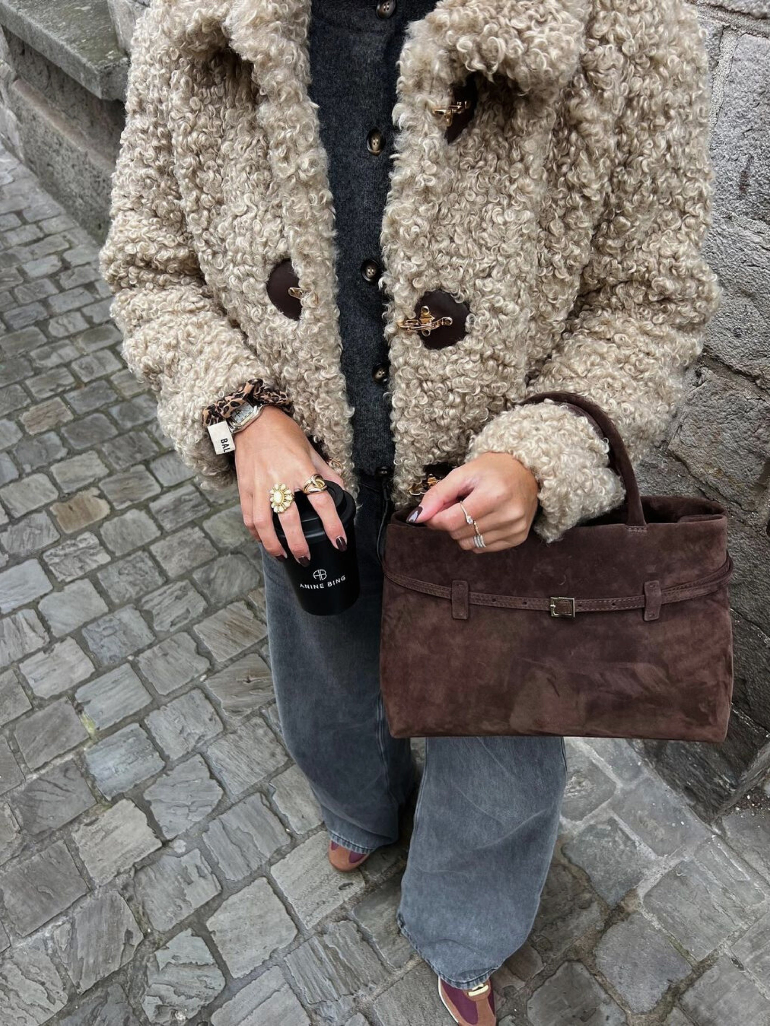 Rebecca | Prémiová kabelka z jemného semiše