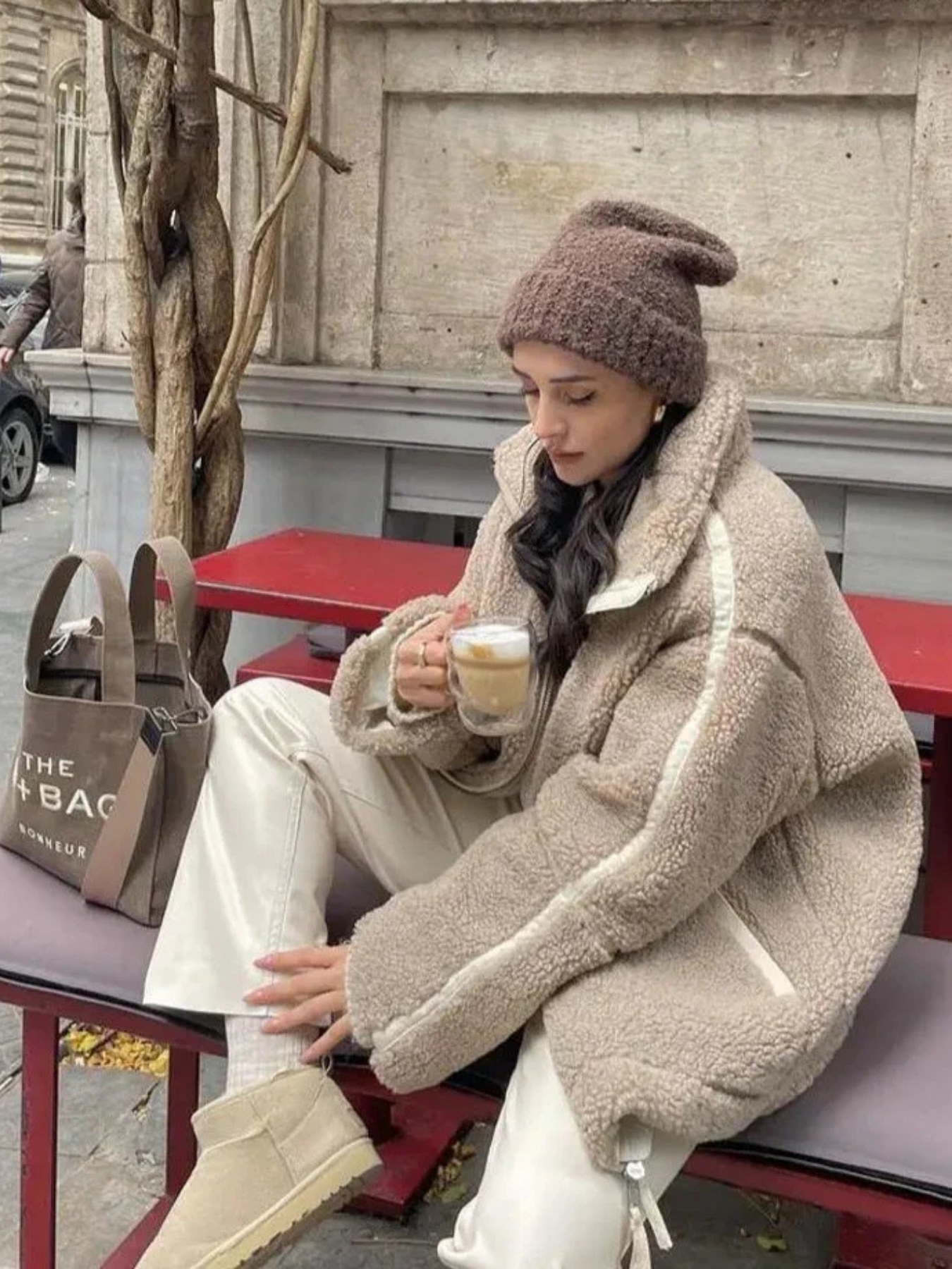 Emma | Hřejivý plyšový kabát