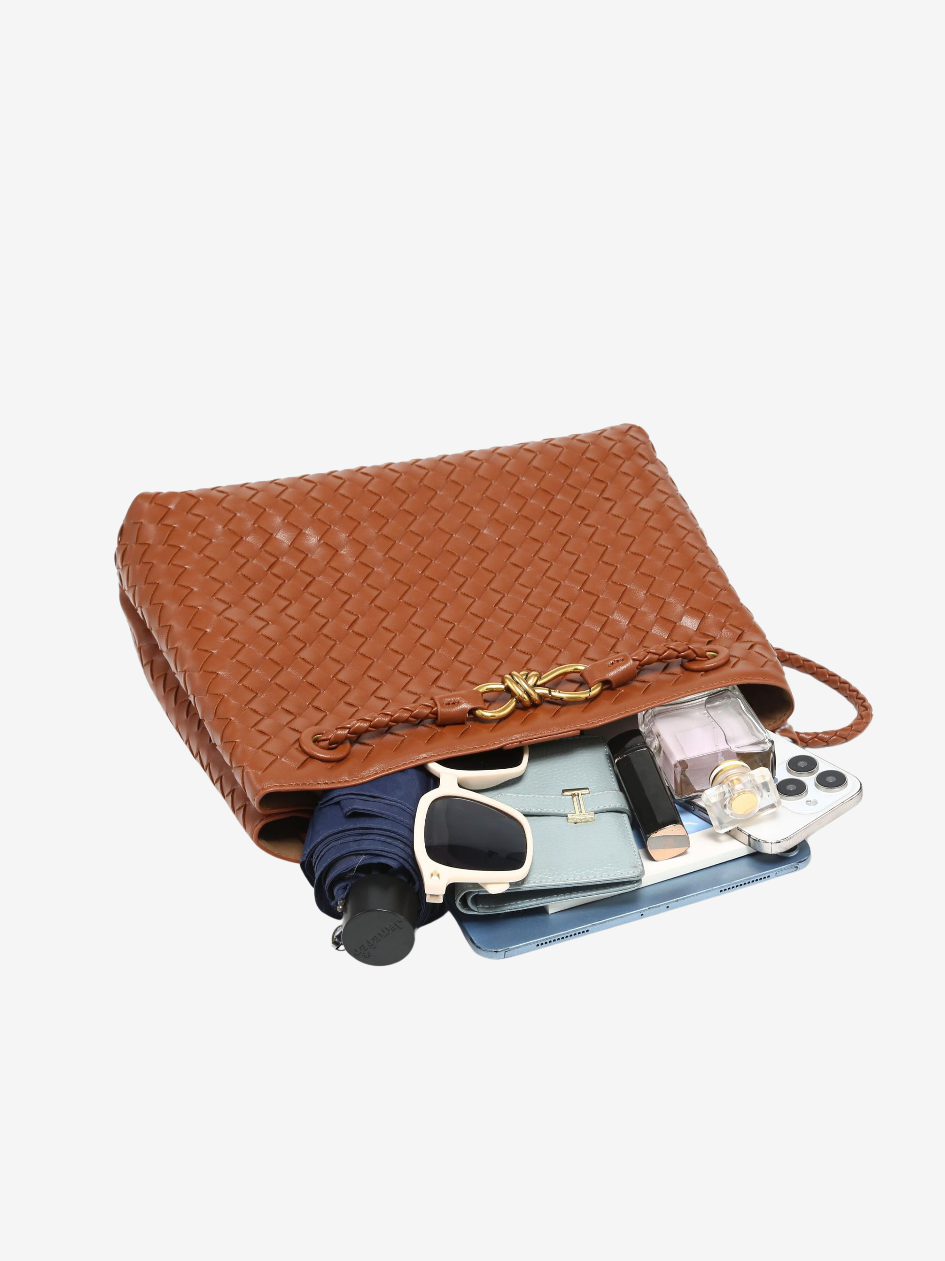 Vivienne | Nadčasová oversized tkaná kabelka