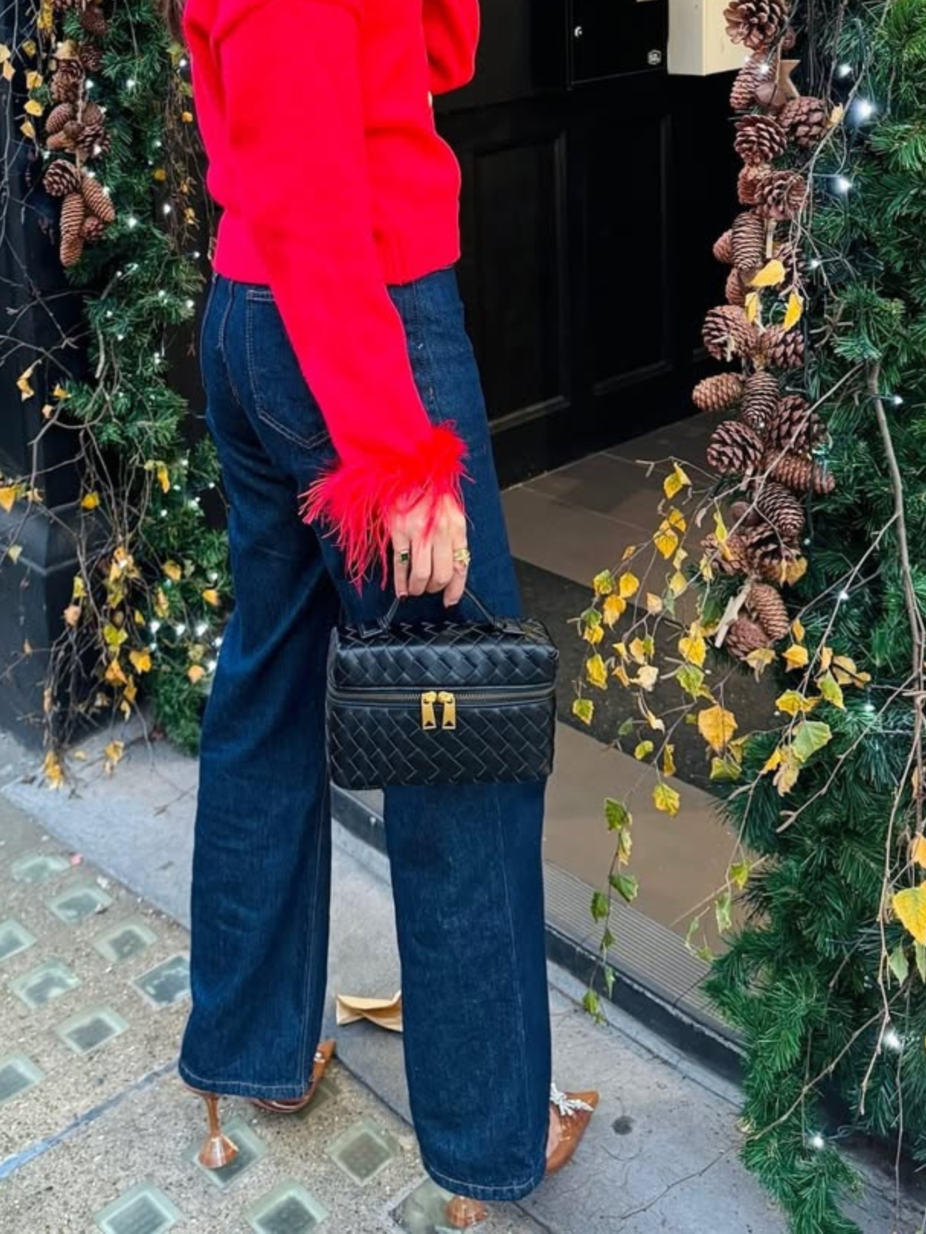 Juliette | Elegantná štruktúrovaná tkaná kabelka