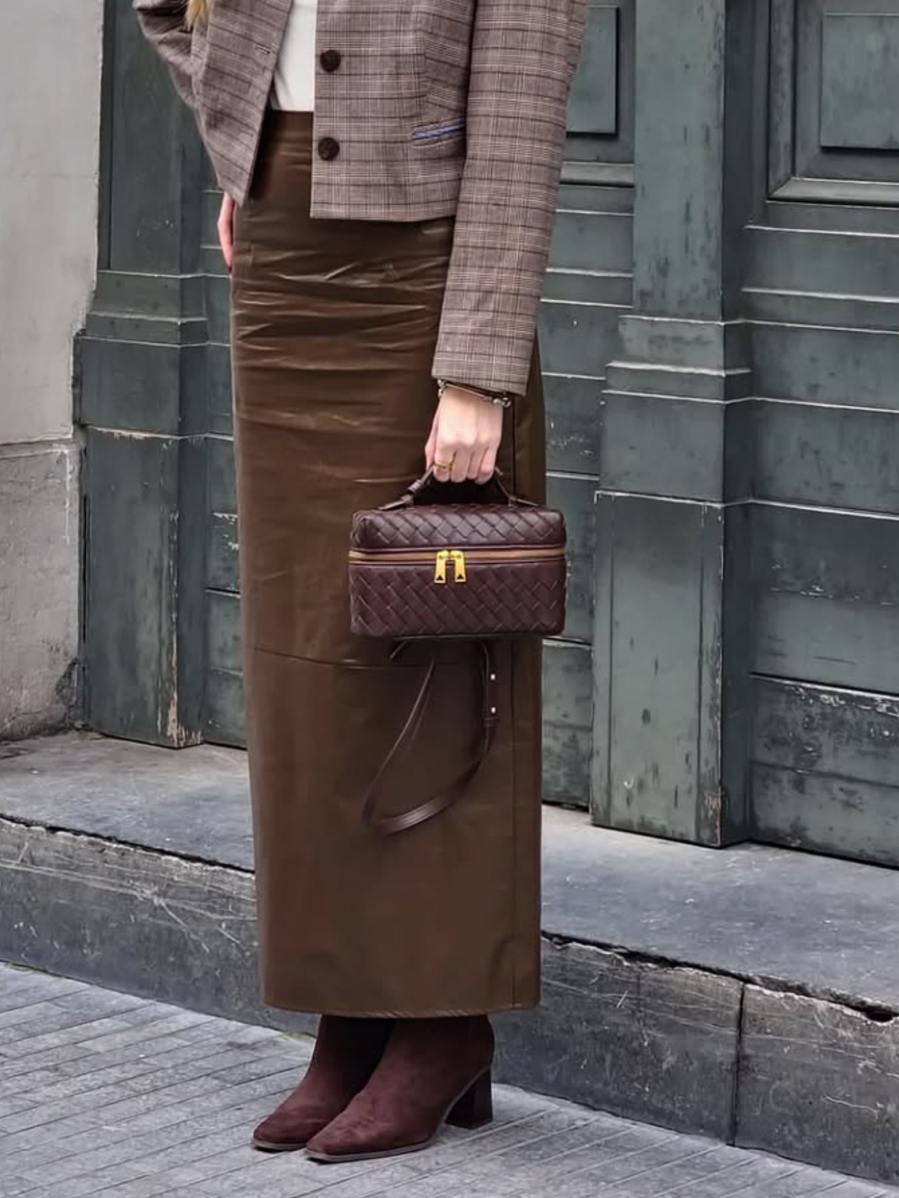 Juliette | Elegantná štruktúrovaná tkaná kabelka