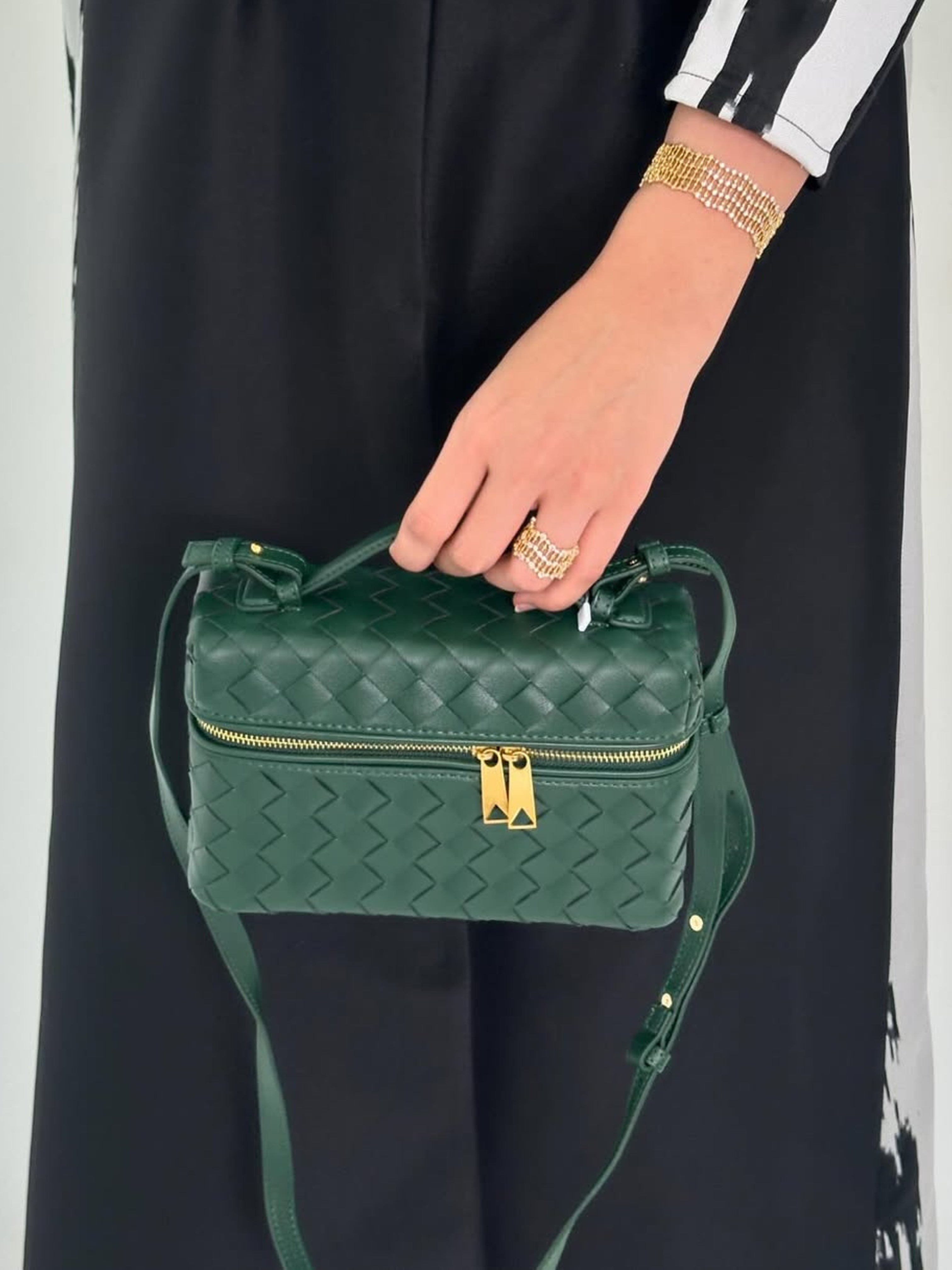 Juliette | Elegantná štruktúrovaná tkaná kabelka