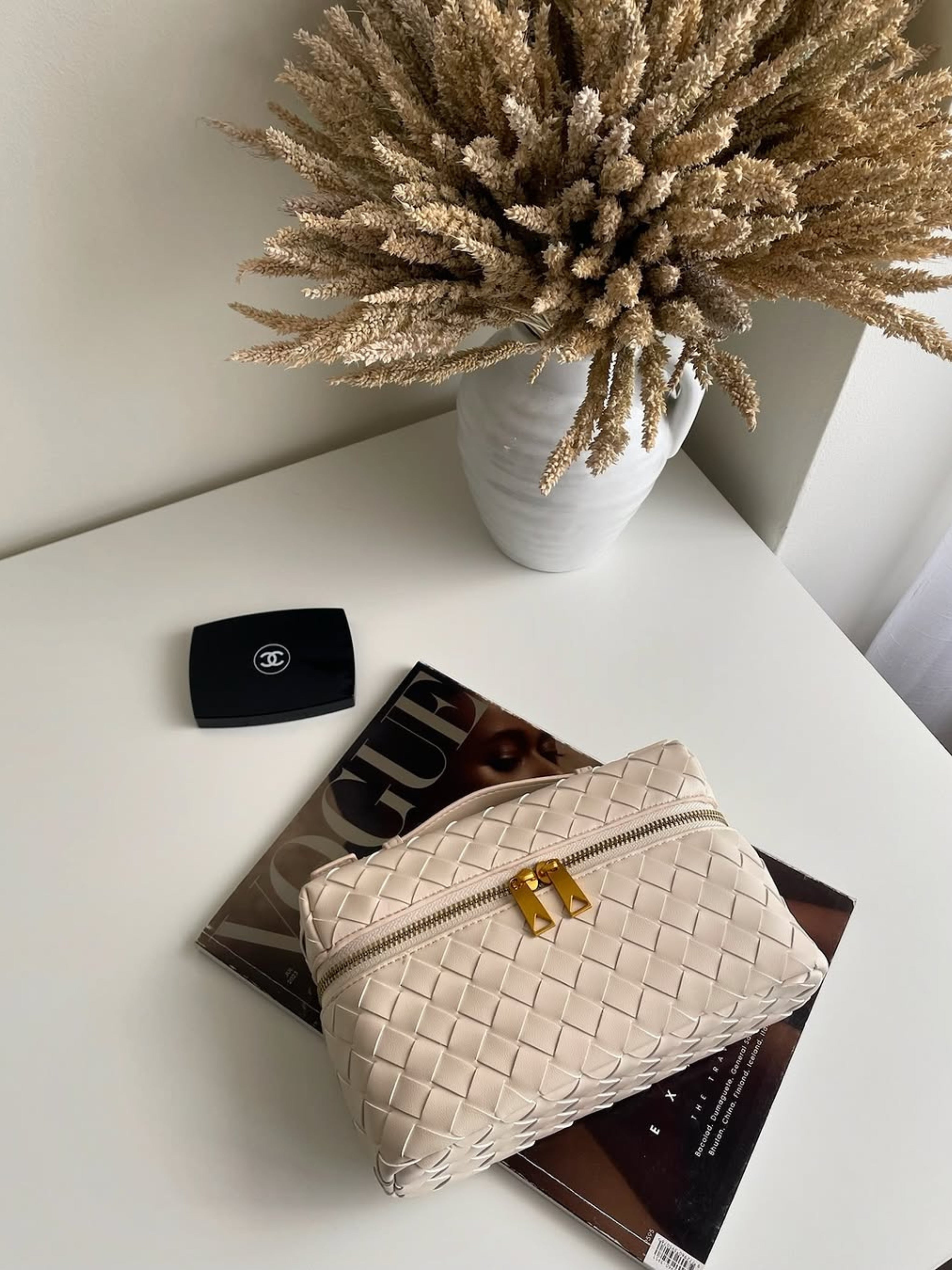 Juliette | Elegantná štruktúrovaná tkaná kabelka