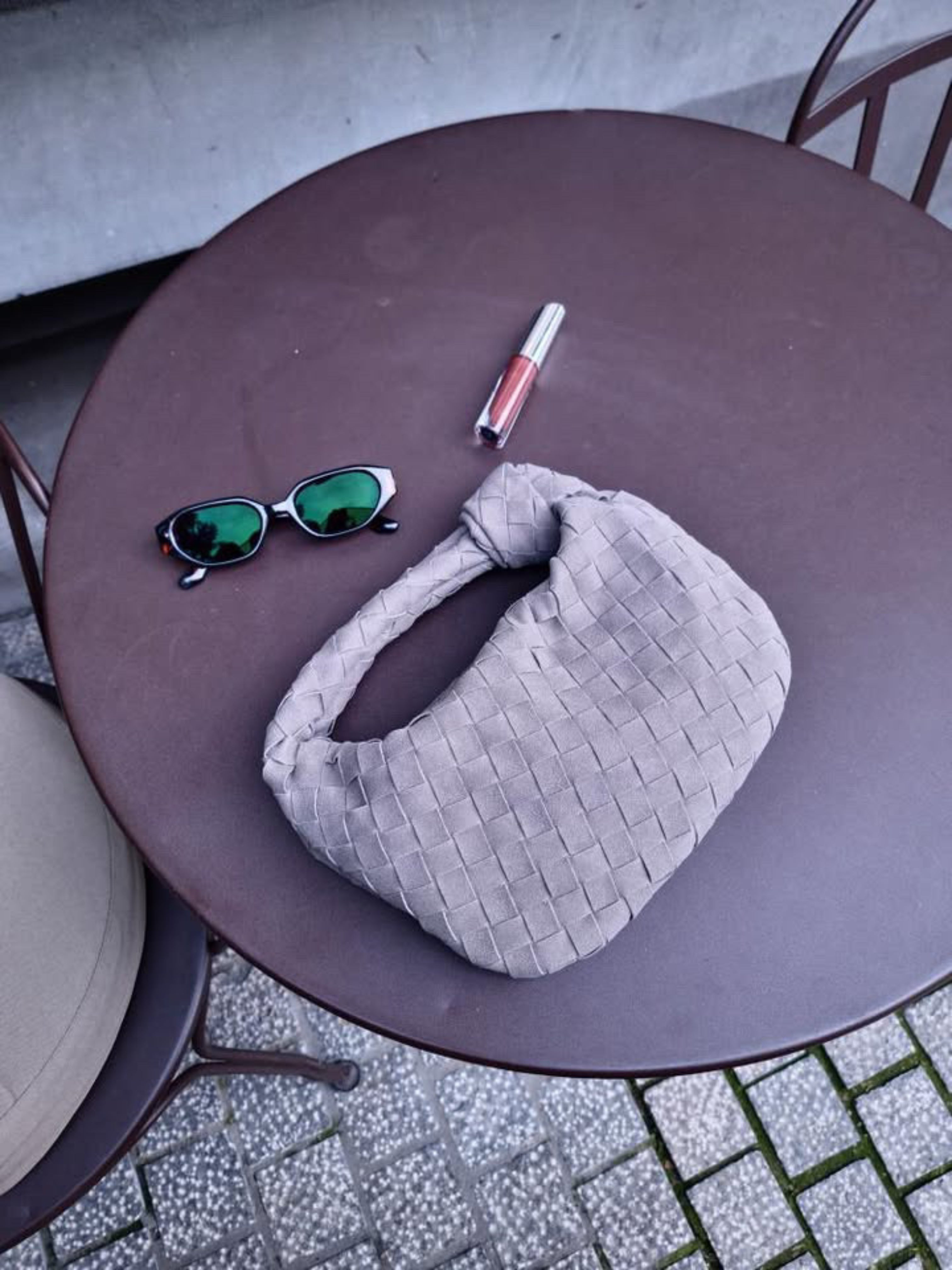 Renee | Mini Pletená Kabelka z Plyše