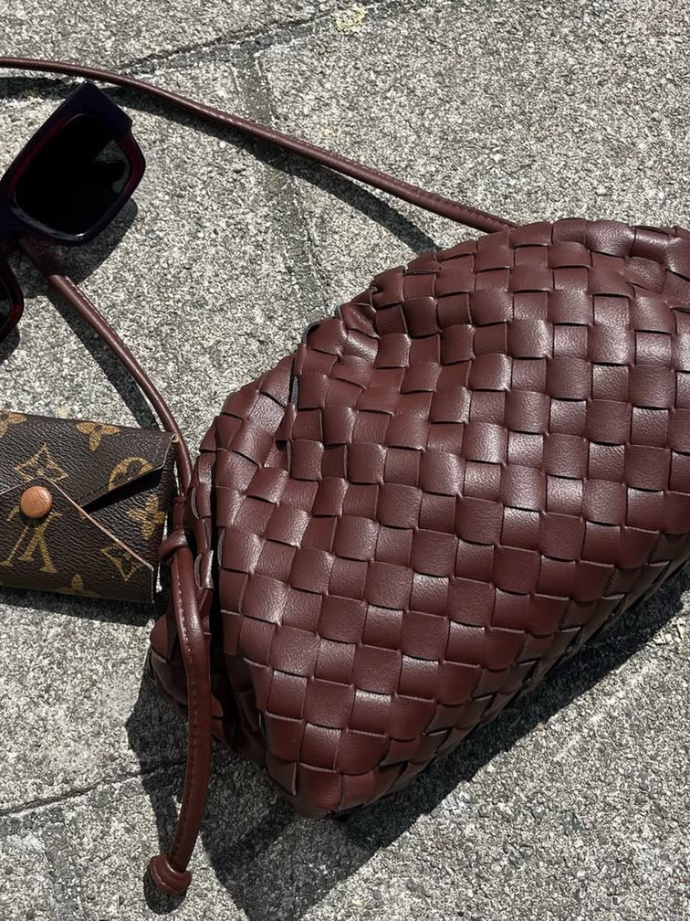 Heleina | Elegantná pletená crossbody taška