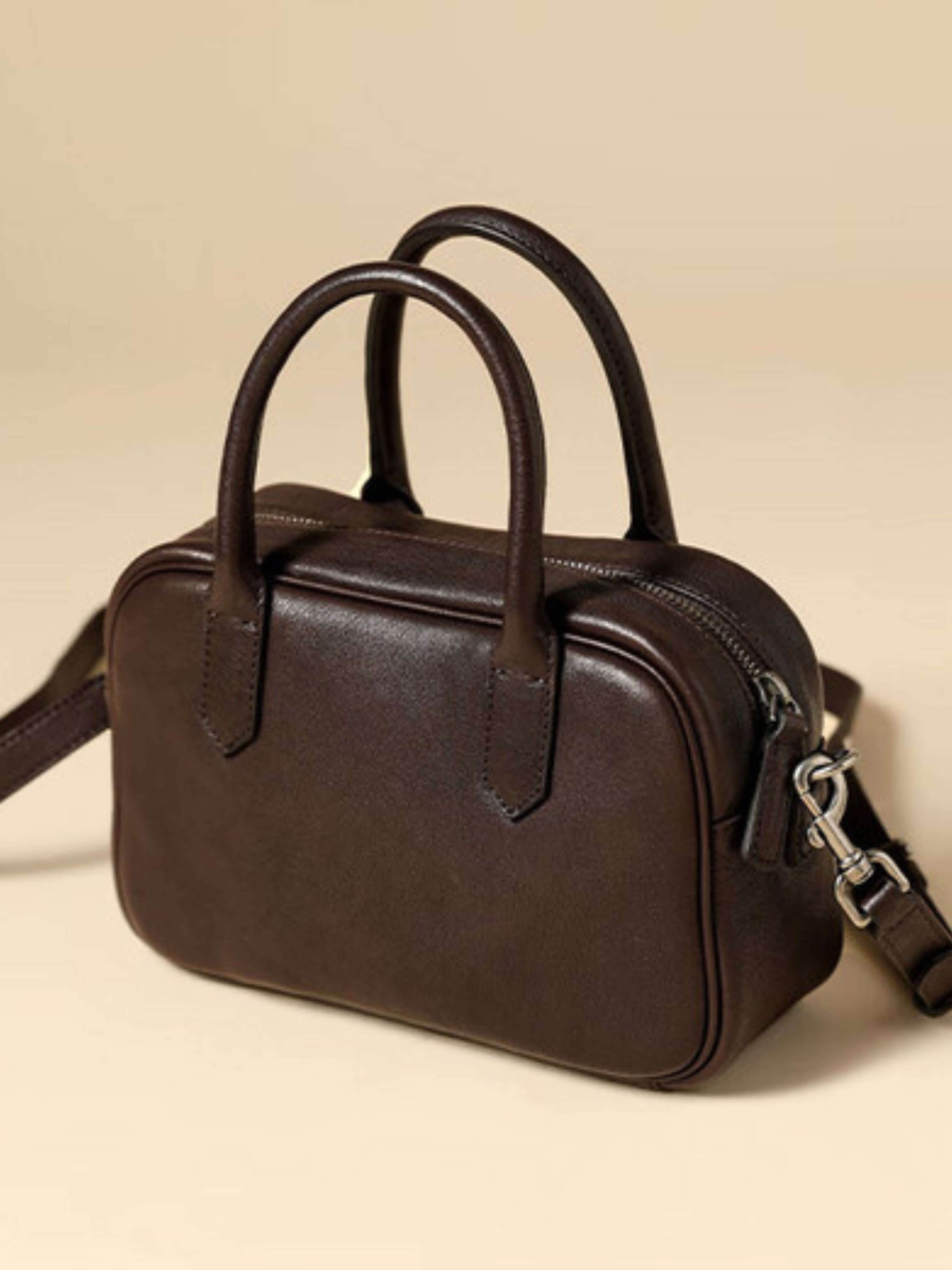 Eliza | Elegantná štvorec kabelka so zipsom