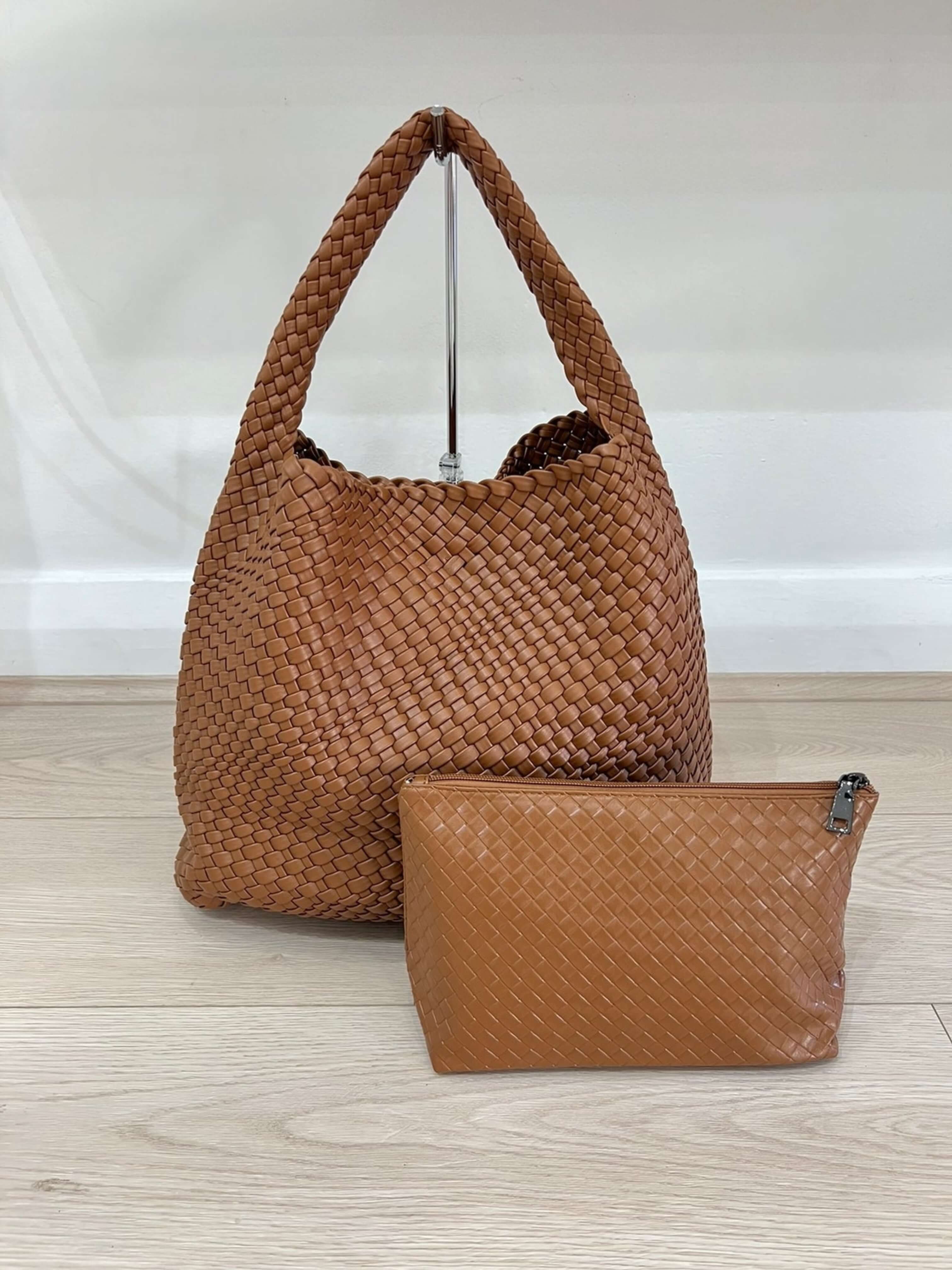 Luna | Elegantná oversized tkaná hobo taška