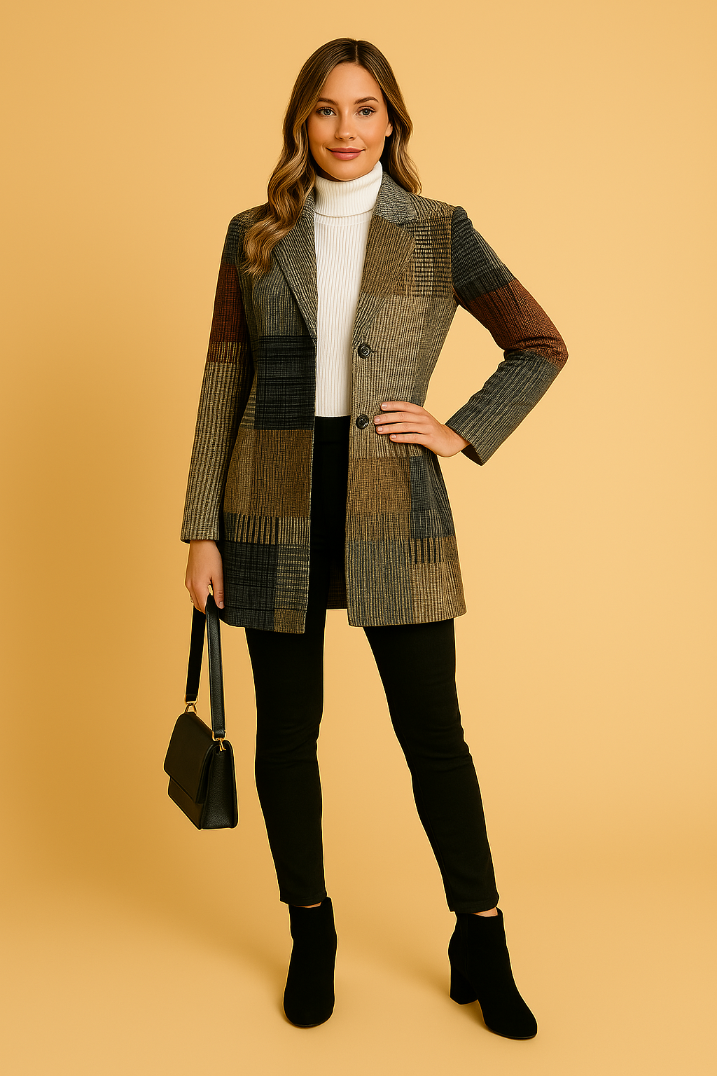 Marina | Elegantný Blazer s Vzorom