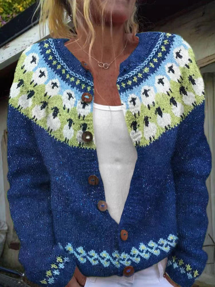 Sophie | Retro Island Cardigan