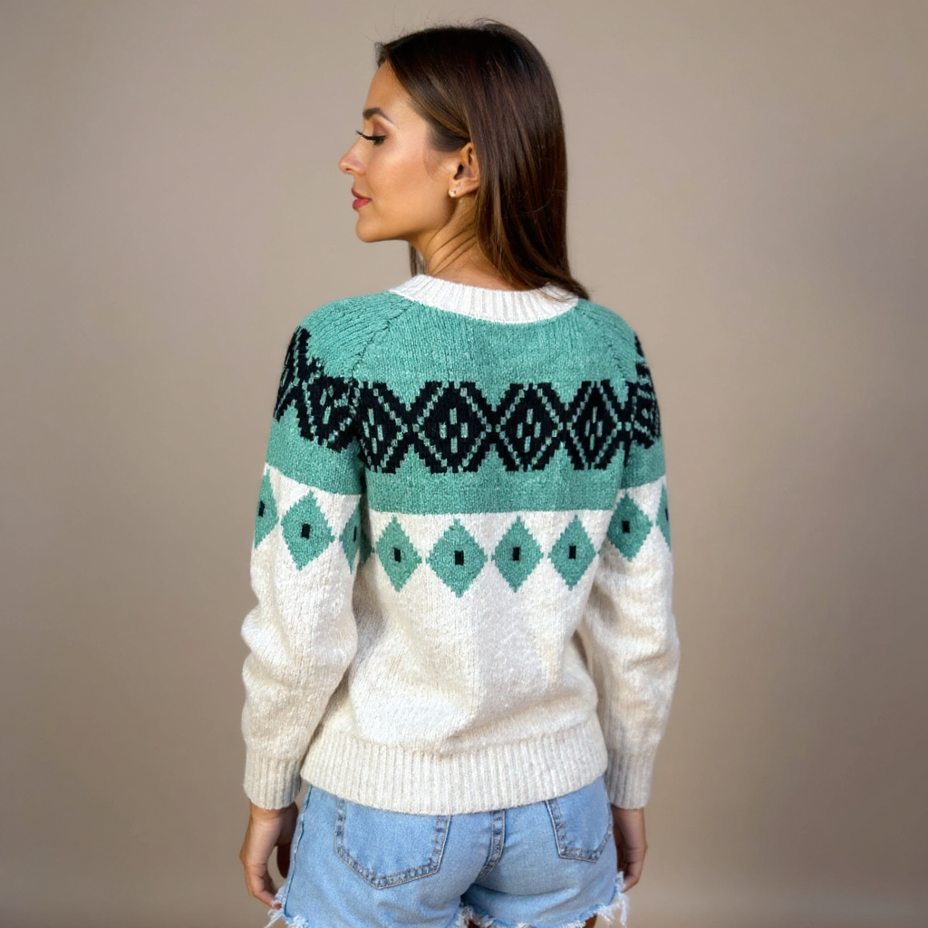 Allison | Retro Island Sweater