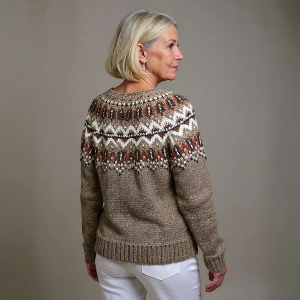 Adeline | Retro Island Sweater