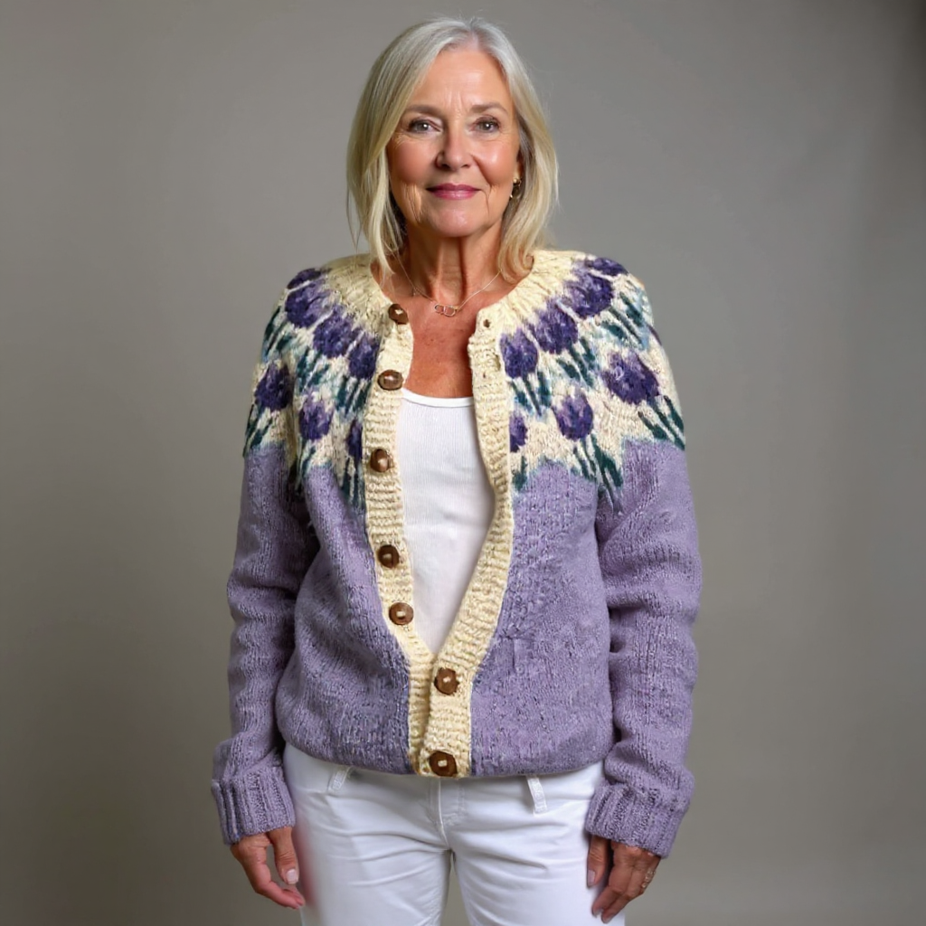 Josephine | Retro Island Cardigan